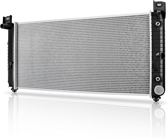 DWVO 34 Inch Core Radiator Compatible with Chevy Silverado Suburban Tahoe Cadillac Avalanche Escalade GMC Yukon Sierra Hummer H2 4.3L 4.8L 5.3L 6.0L 6.2L