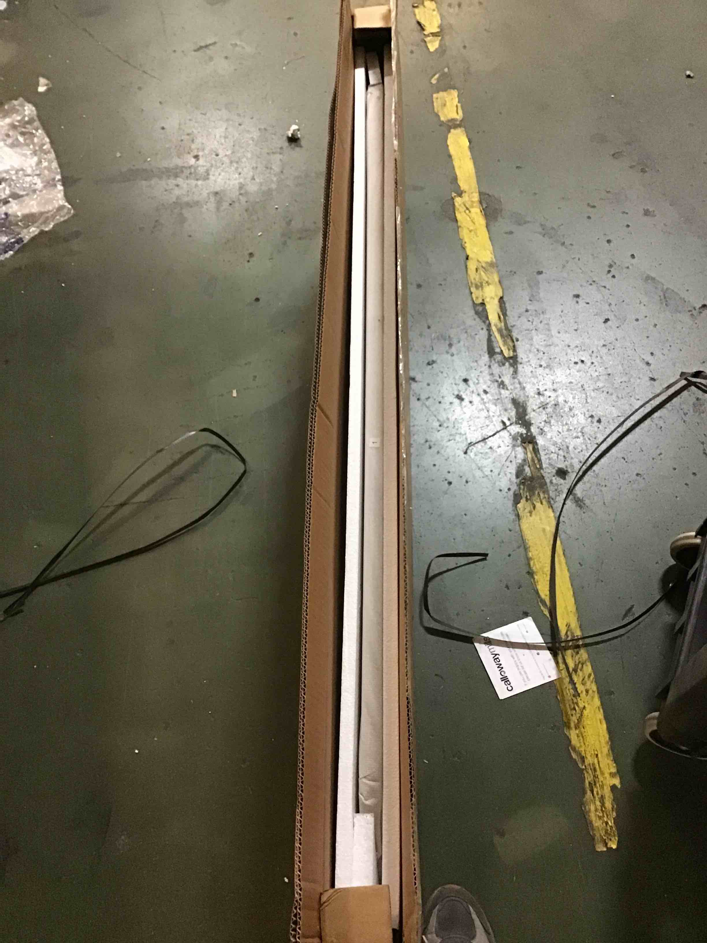 incomplete) Dwen 60" Modern 2-Style Oval Console Table