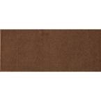 Waterhog Squares 22 in. x 60 in. PET Polyester Indoor Outdoor Door Mat Dark Brown