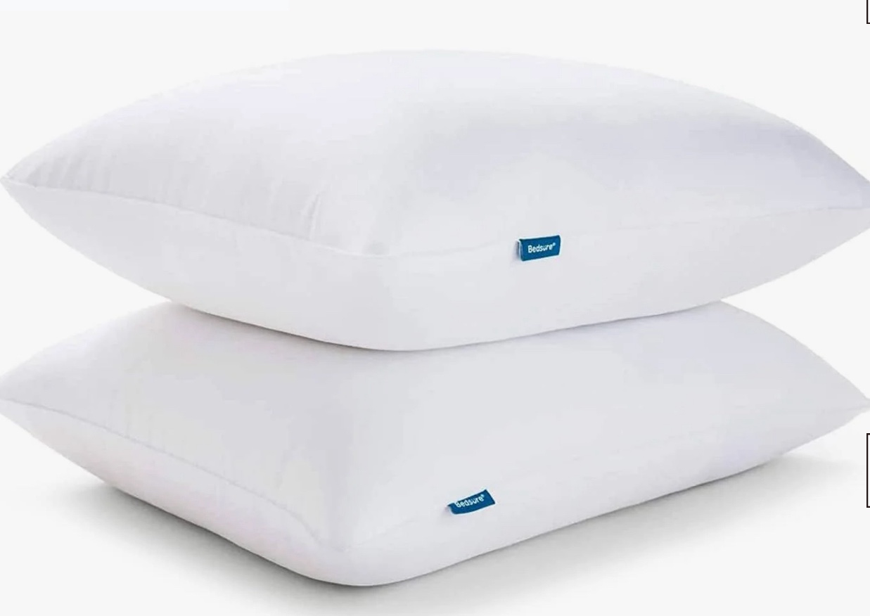 Bedsure Diamond Pattern Pillows 2pk- Standard*2 / Blue