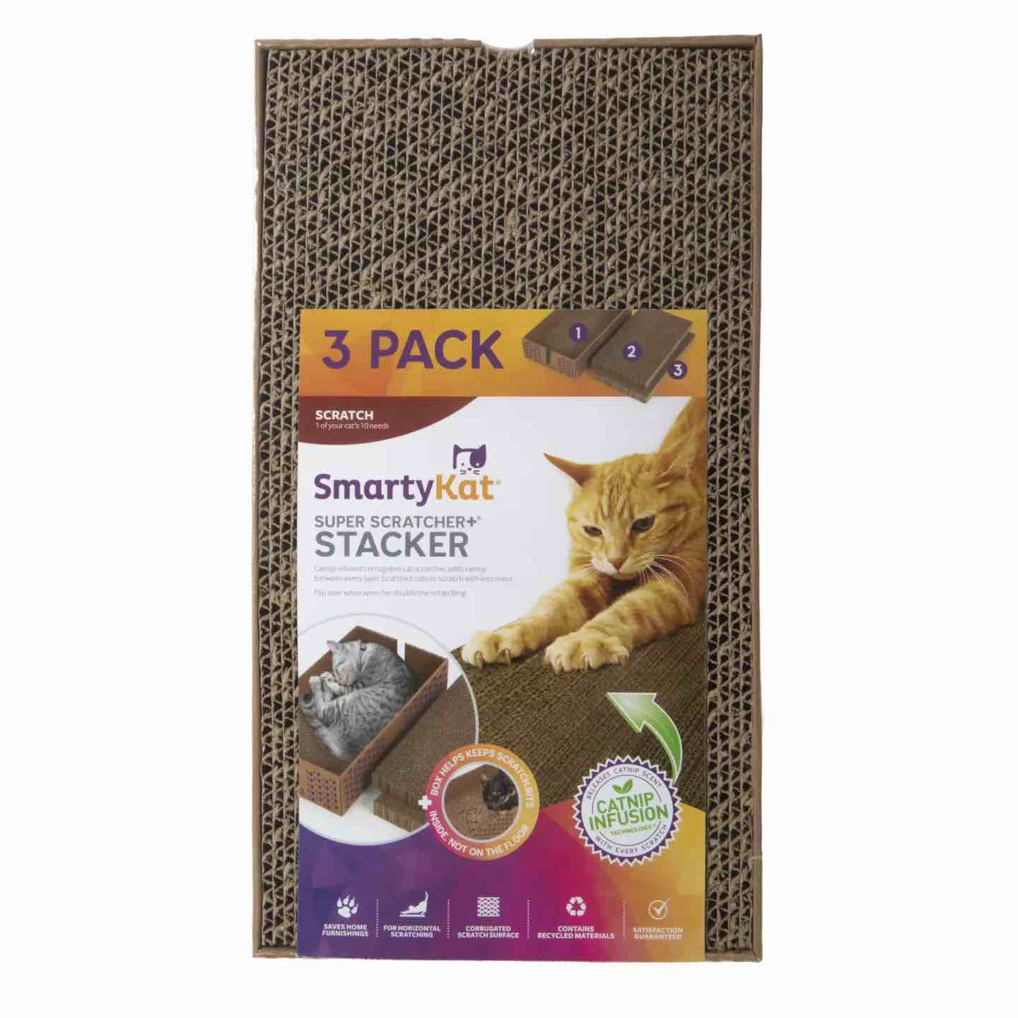 Super Scratcher+ Stacker Cat Scratcher