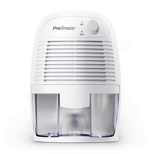 Pro Breeze Mini Portable Dehumidifier, 17oz Ultra Quiet Compact Peltier Dehumidifier, 215 Sqft 1pack