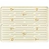 Ourokhome Dish Drying Mat for Kitchen Counter, Slip Resistant Dish Mat, Thickening, Folding, Quick Dry, Heat Resistant Sink Mats, Fits Under Rack, Refrigerator or Drawer liner 12x16 White