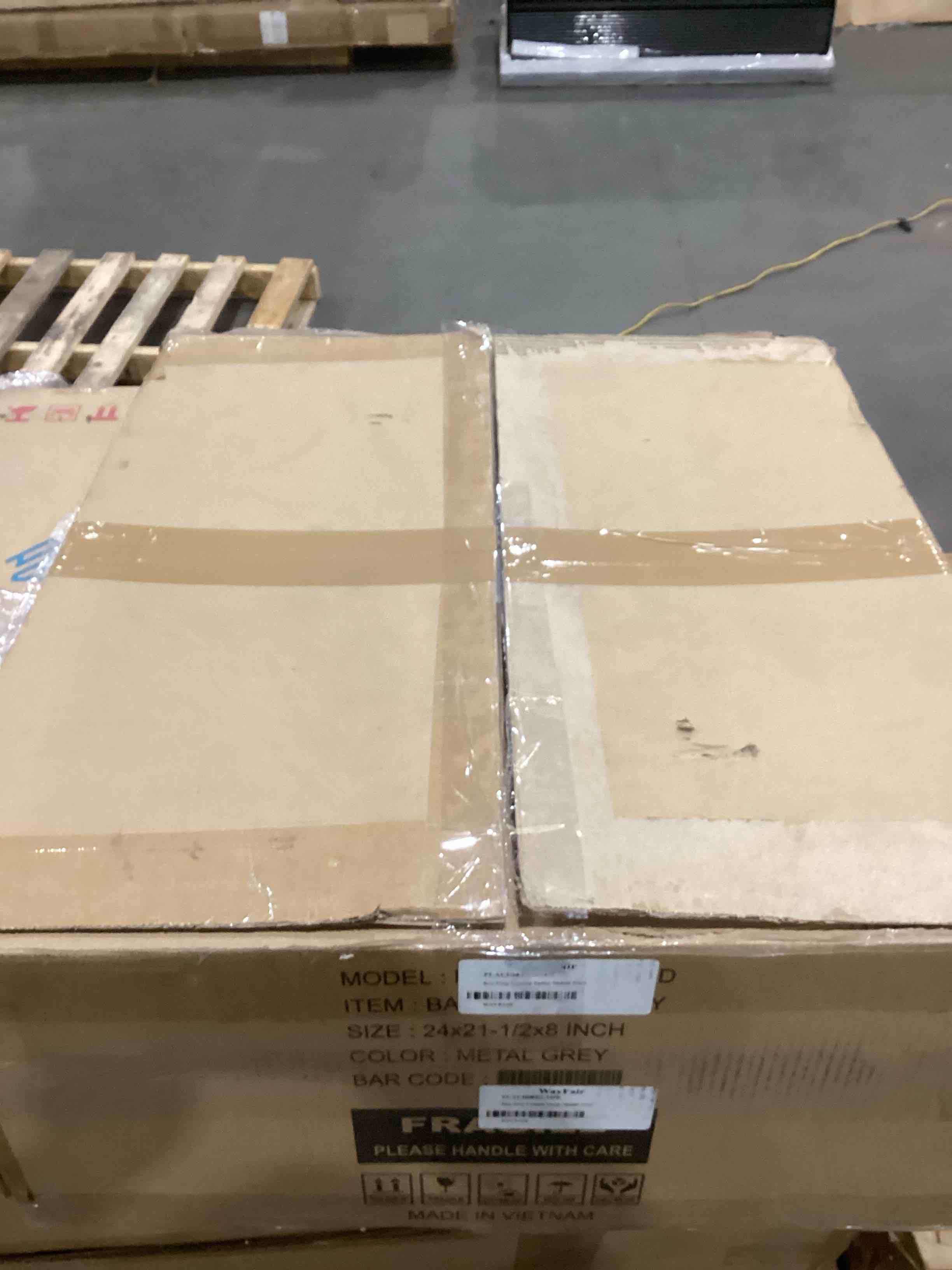 ATWELL 84” DOUBLE BATHROOM VANITY SET SIZE 24X 21 - 1/2X8 INCH MODEL RMFED-18-4-MID