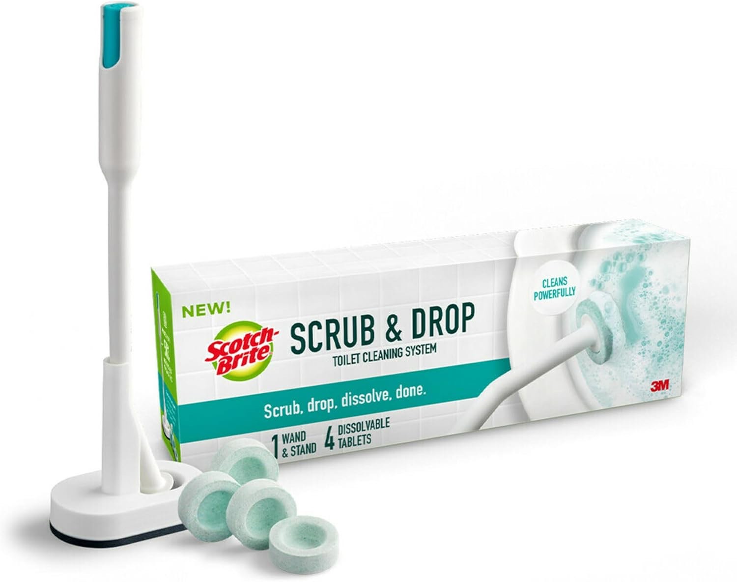  SCRUB & DROP TOILET CLEANING  SYSTEM SCOTCH BRITE