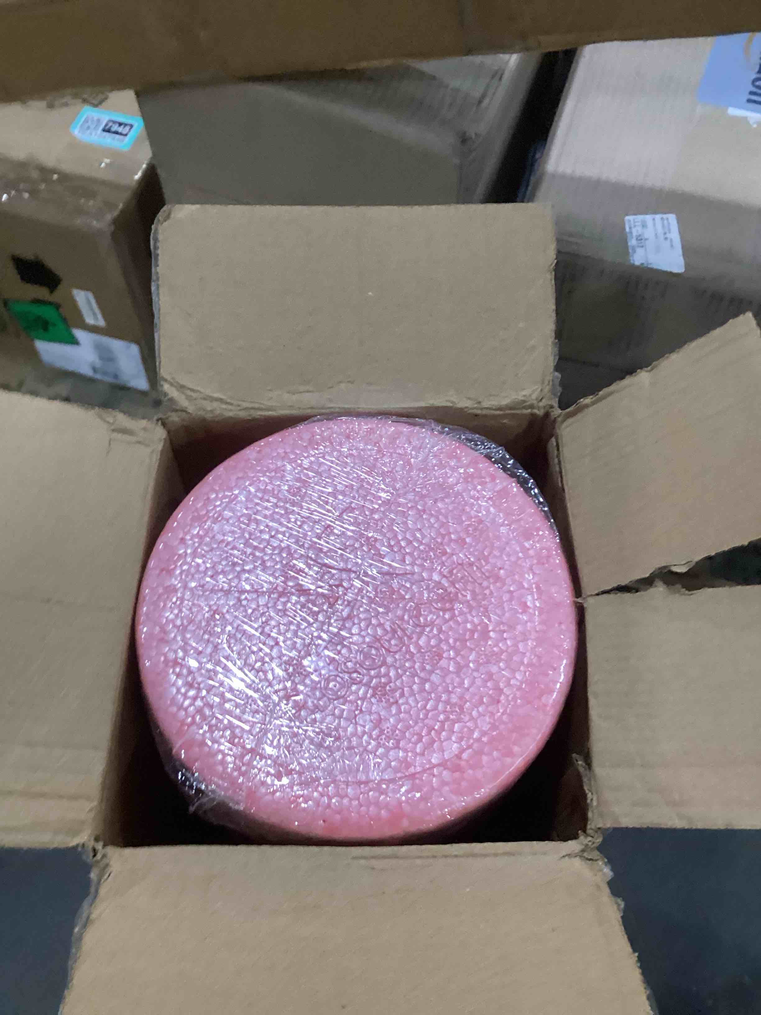 ProsourceFit High Density Foam Rollers 18 - inches long, Firm Full Body Athletic Massager for Back Stretching, Yoga, Pilates, Post Workout Trigger Point Release, Pink