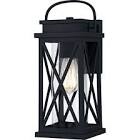 QUOIZEL LIGHTING SAINT ELIAS  1 LIGHT WALL LANTERN MATTE BLACK FINISH 