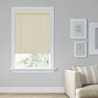 PLEATED BLINDS WITH SUCTION CUPS 35 3/4” W X 64” H CREAM 