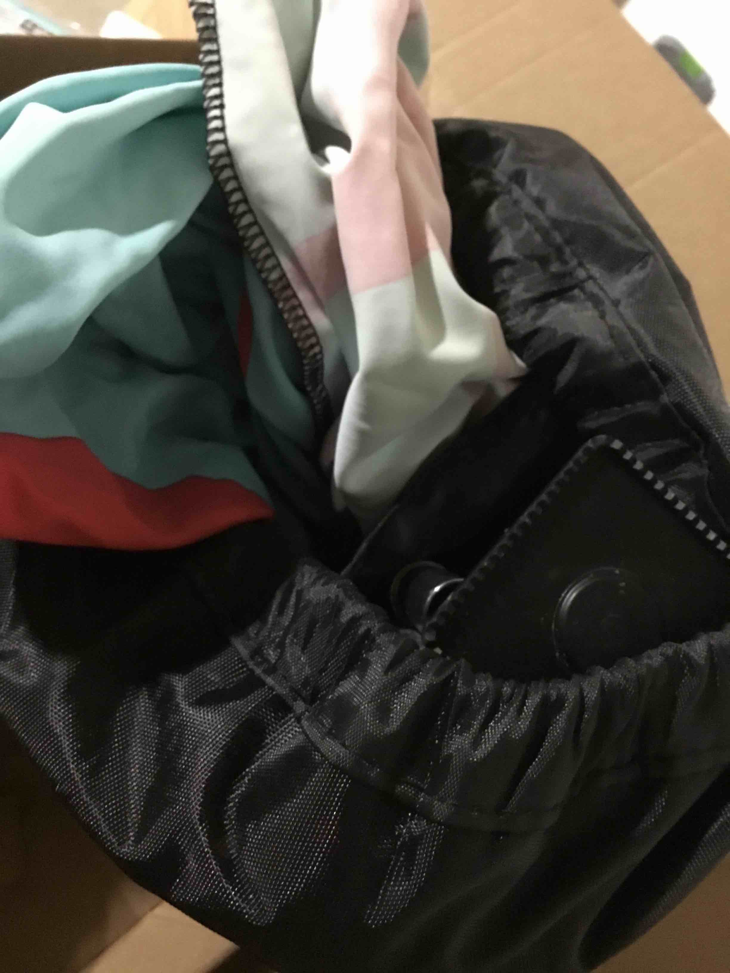 Condition photo showing As Is for (USED) Neso Tents Grande Beach Tent, 7ft Tall, 9 x 9ft, Reinforced Corners and Cooler Pocket Flamingos