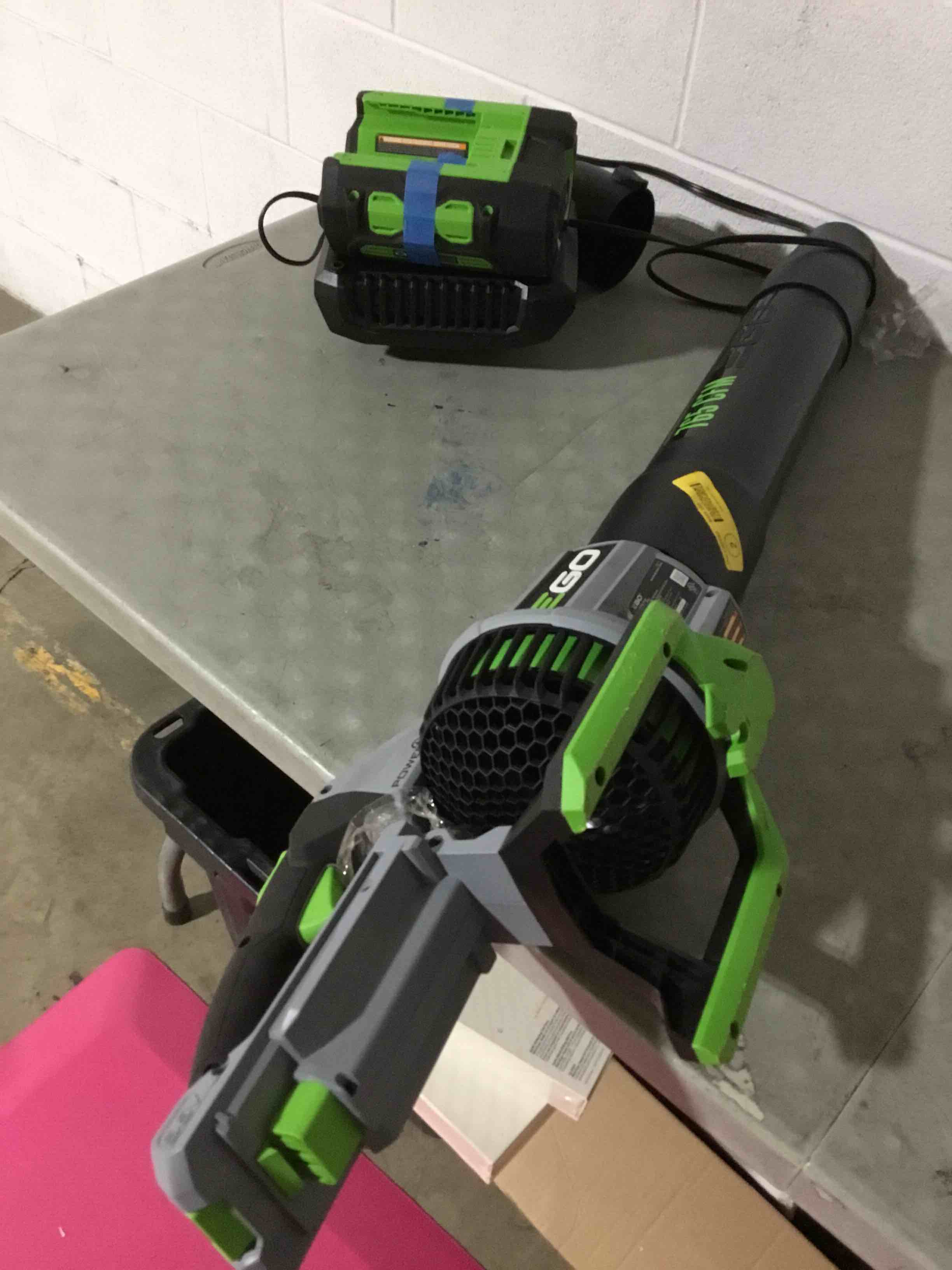 Condition photo showing As Is for EGO Power+ LB7650 Variable-Speed Turbo 56-Volt 765 CFM Cordless Leaf Blower Battery & Charger Not Included, Black