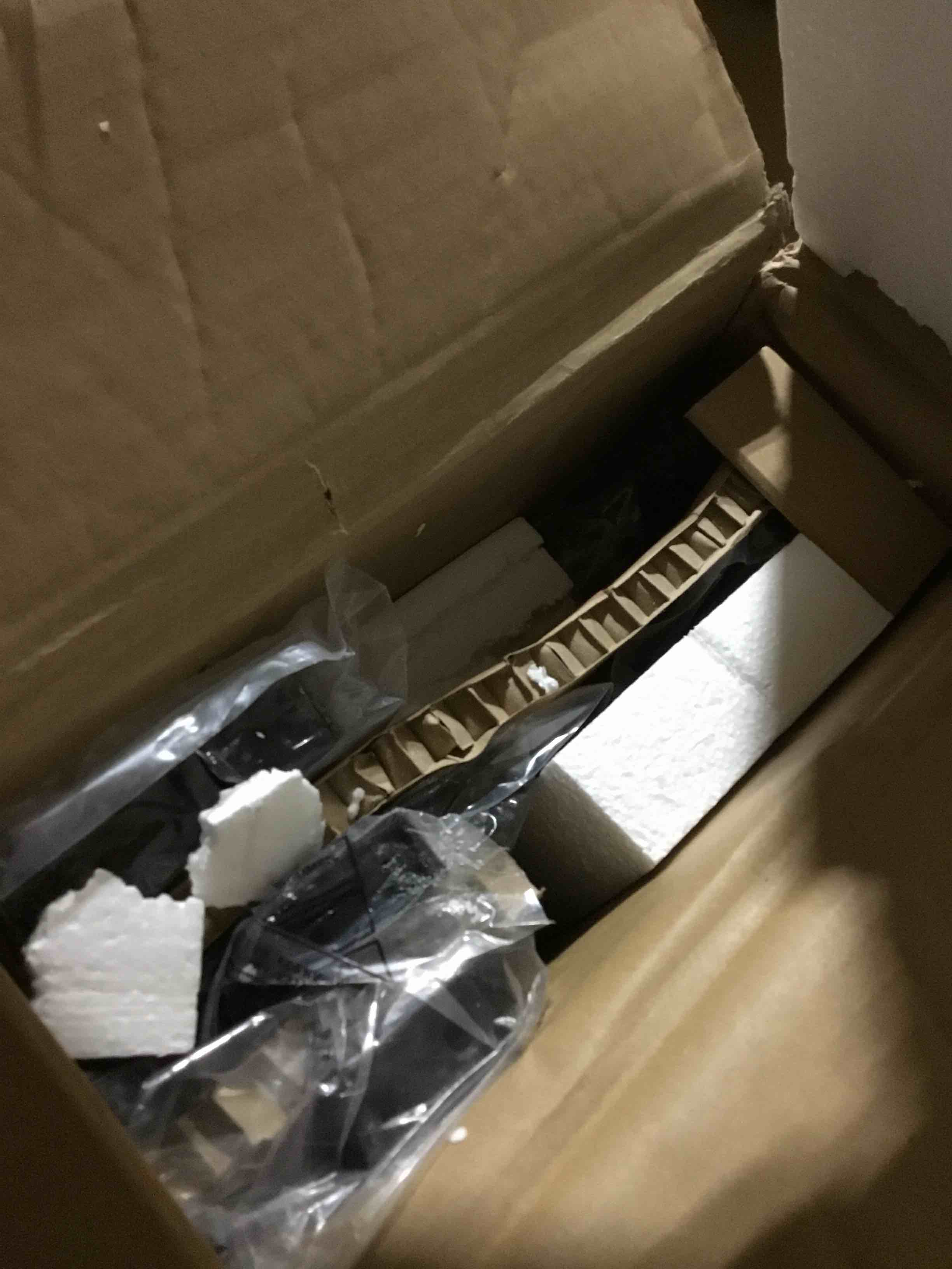 Condition photo showing As Is for Queen Size Height Metal Platform Bed Frame with Steel Slat Support, No Box Spring Required, Under-Bed Storage, Easy Assembly, Black