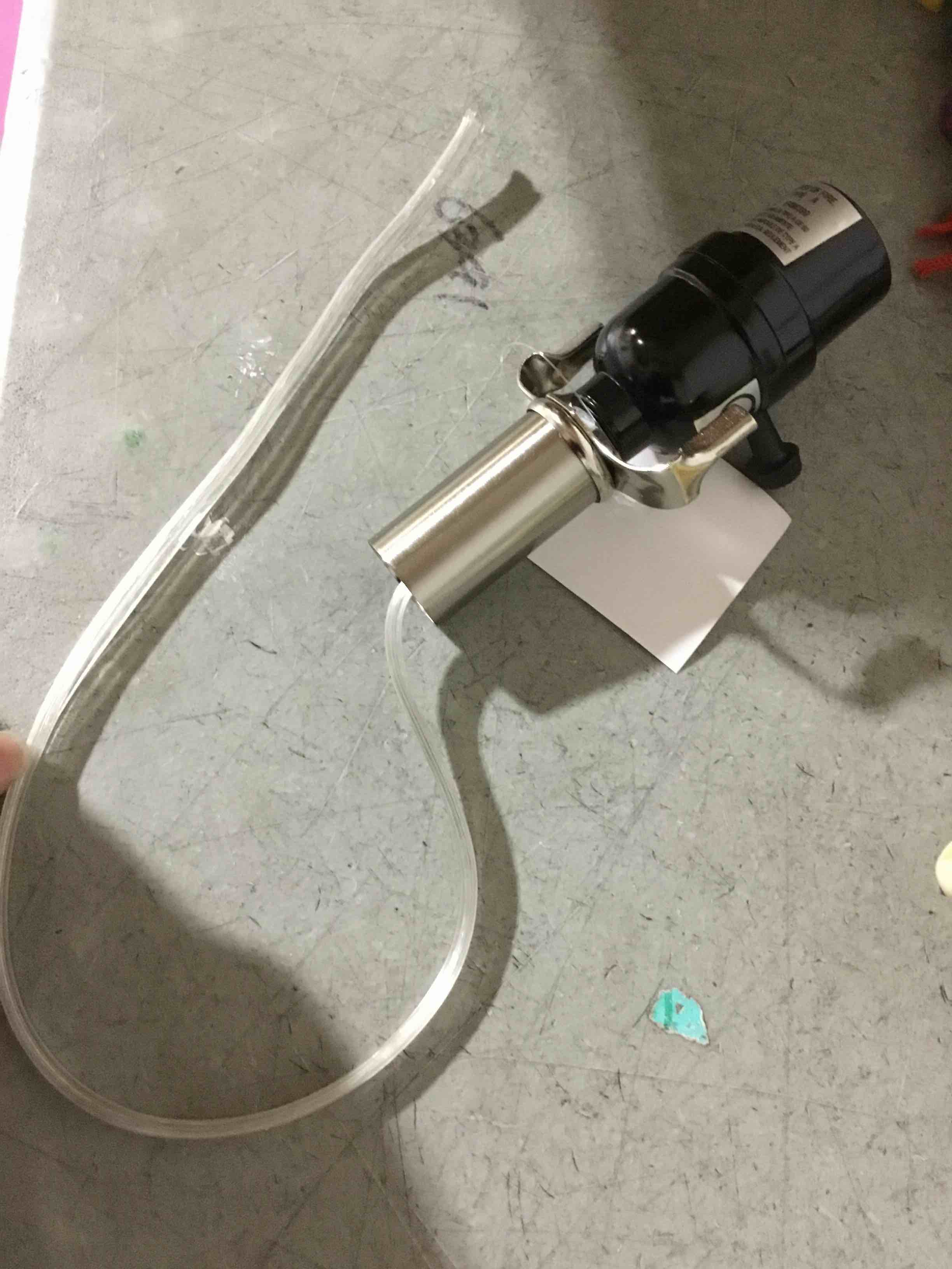 Condition photo showing As Is for (CUT WIRE) Elegant Designs LT3312-LTB Ceramic Genie Tear Drop Shaped Glossy Table Lamp, Light Blue