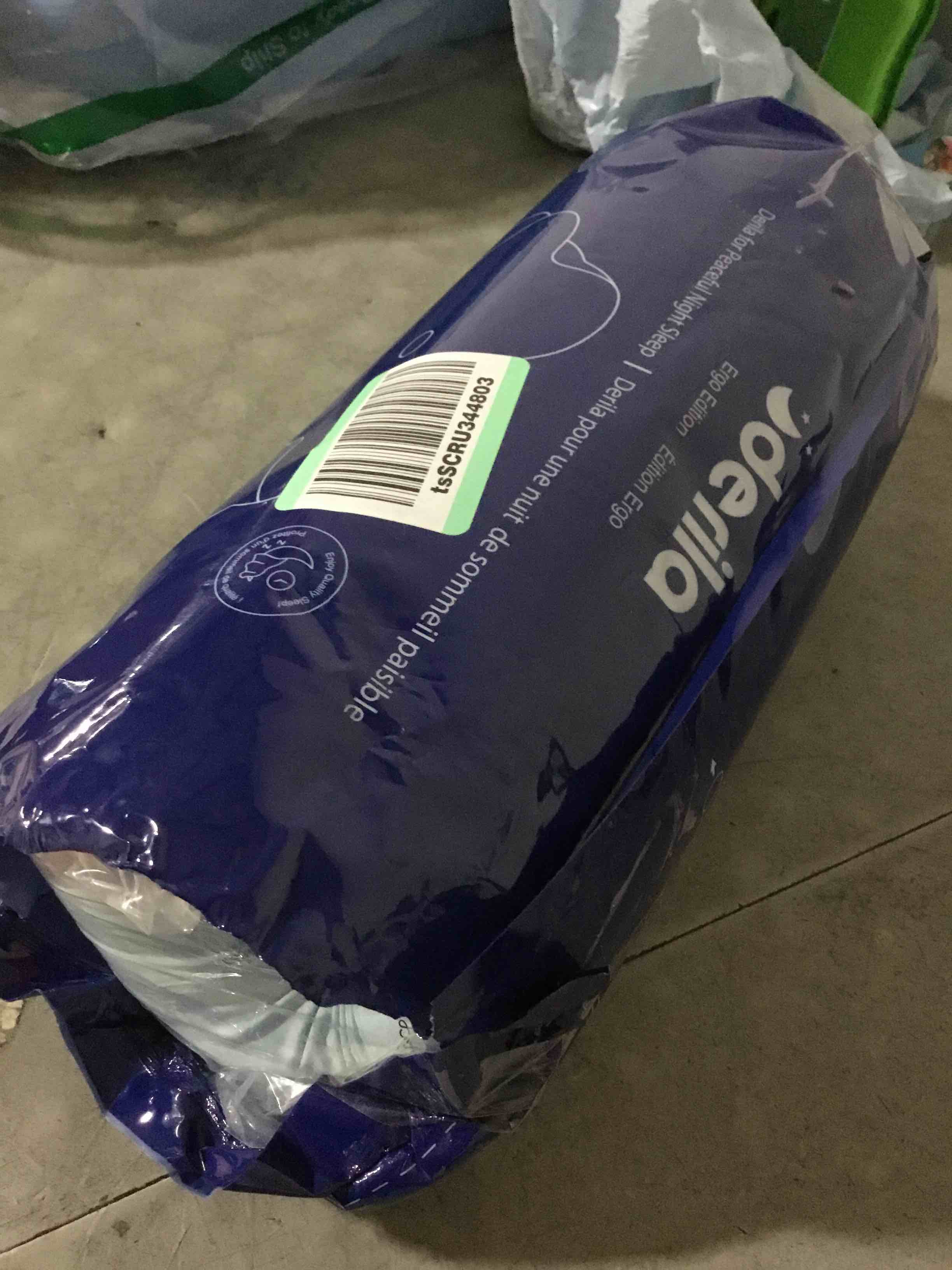 Condition photo showing Good Condition for Derila Ergo Cervical Neck Pillow for Sleeping Ergonomic Pillow Contour Neck Support Memory Foam Pillows for Back, Side Sleeper Pillows 21.25 x 14.17 x 4.72 inches Pillow - 21.25 x 14.17 x 4.72 in