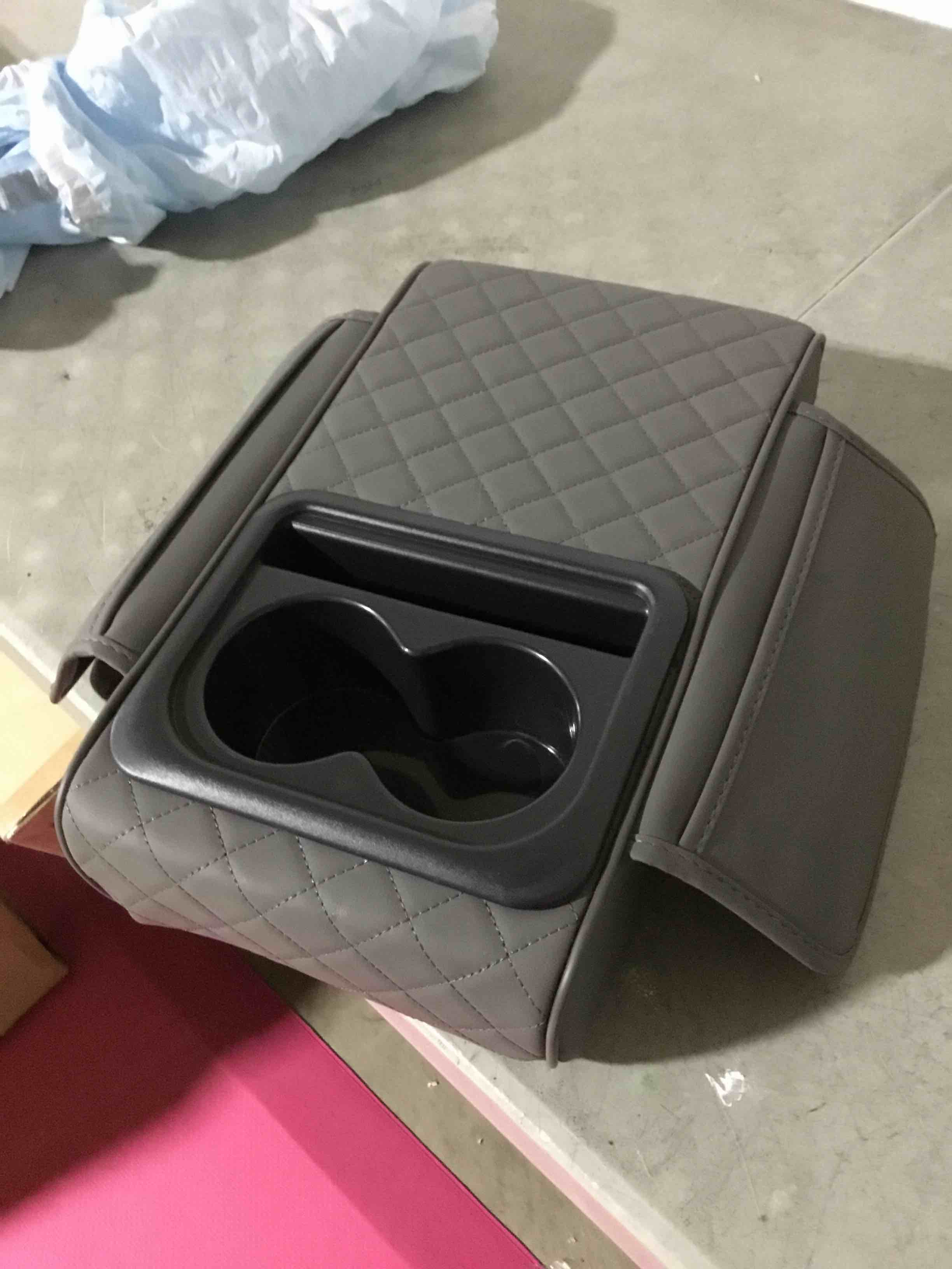 Condition photo showing As Is for (SIMILAR)Armrest Cover For Car,Multifunctional Comfortable Car Armrest With Cup Holder | Ergonomic Automotive Interior, Truck, Suvs, Front Seat