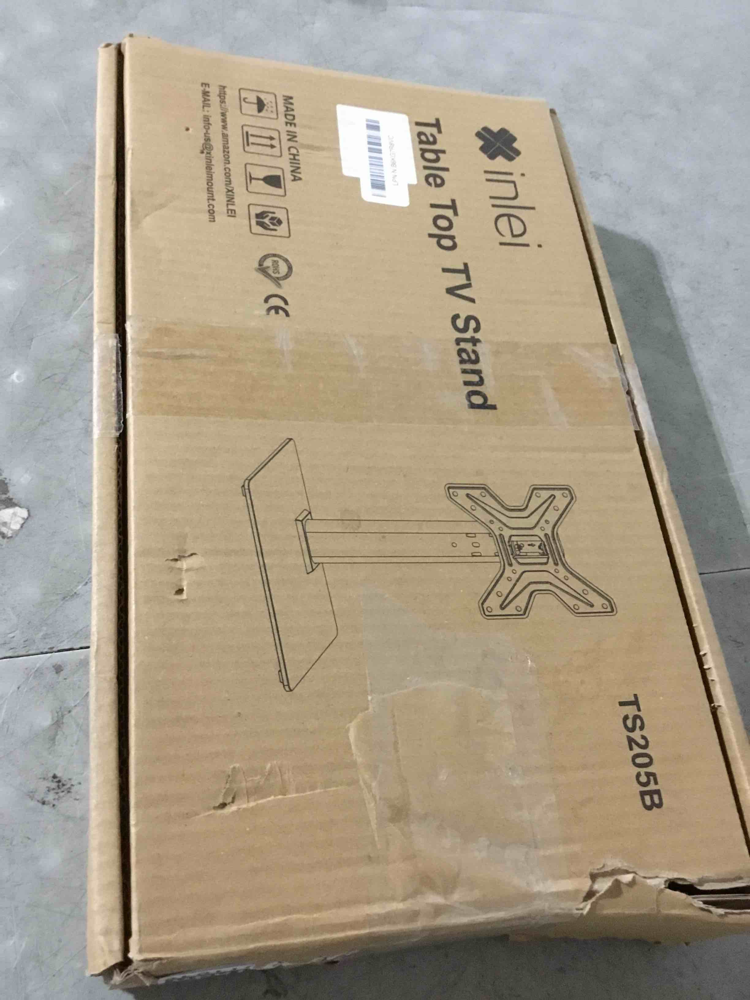 Condition photo showing Good Condition for Universal Swivel TV Stand Base Table Top TV Stand for 17-43 Inch TVs Height Adjustable Monitor Mount Stand, Holds up to 88lbs, Max VESA 200x200mm, TS205