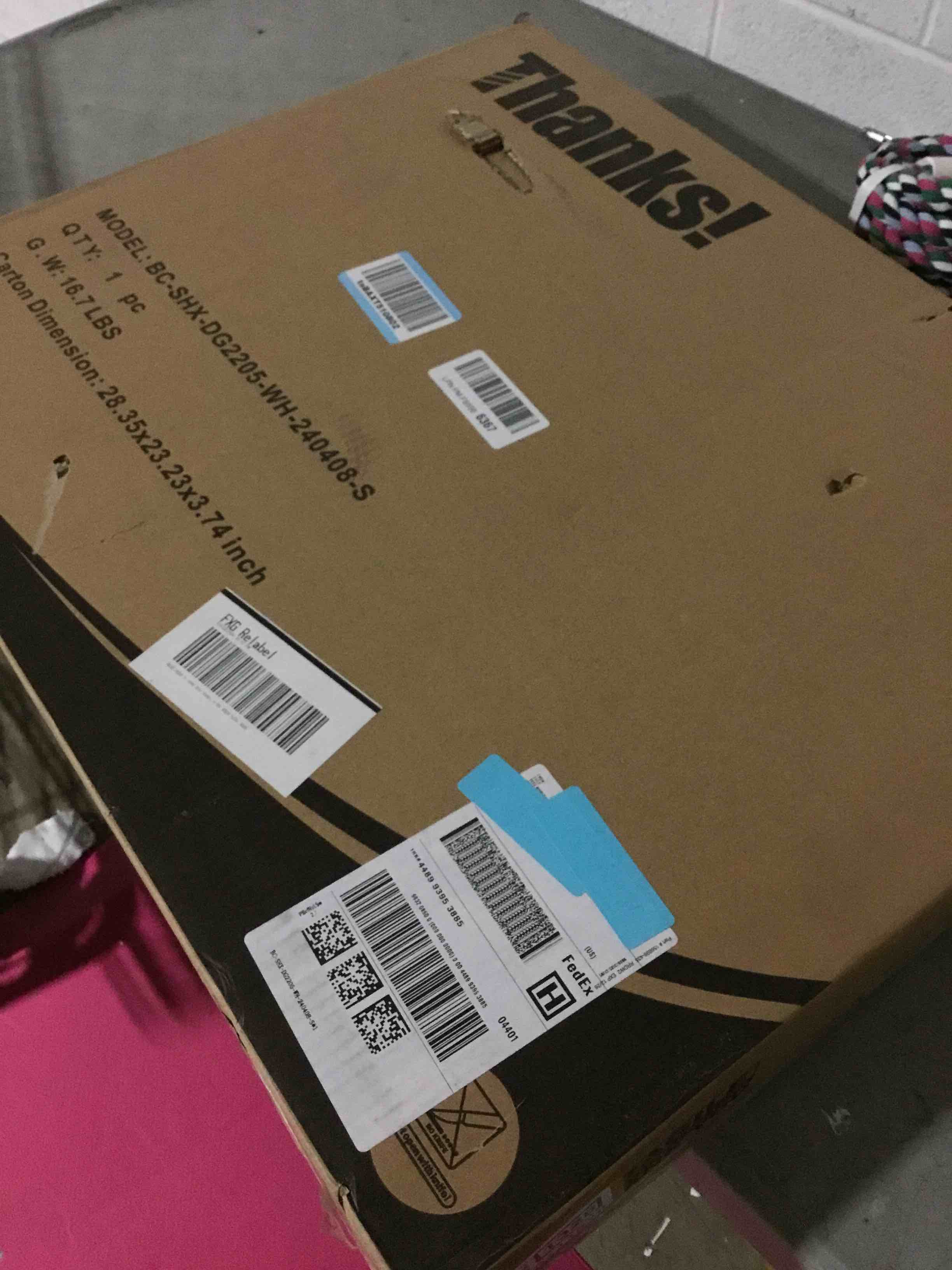 Condition photo showing New/Like New for Shintenchi Bathroom Cabinet with Mirror, Wood Medicine Cabinet with Adjustable Shelf, Wall Mount Cabinet Storage, Cupboard, White