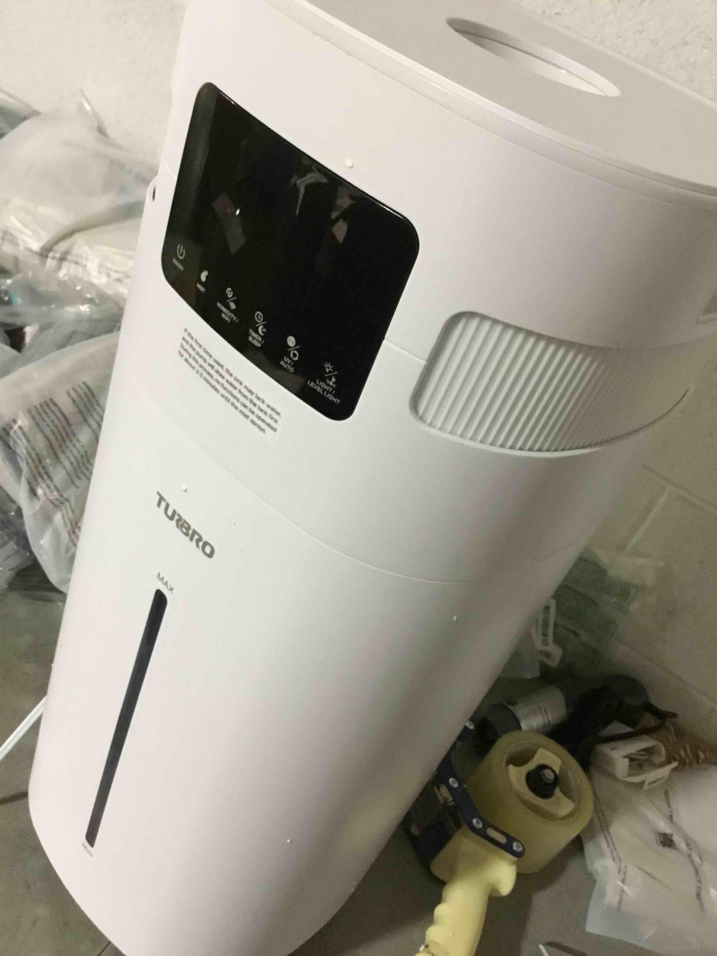 Condition photo showing Good Condition for (SIMILAR)TURBRO Commercial Humidifier, WiFi-Enabled, 5.3Gal/20L Ultrasonic Air Vaporizer for Large Rooms up to 2000 Sq Ft, UV-C LED, Top Refill, with 360°Nozzle for Whole House, Greenhouse, Plant