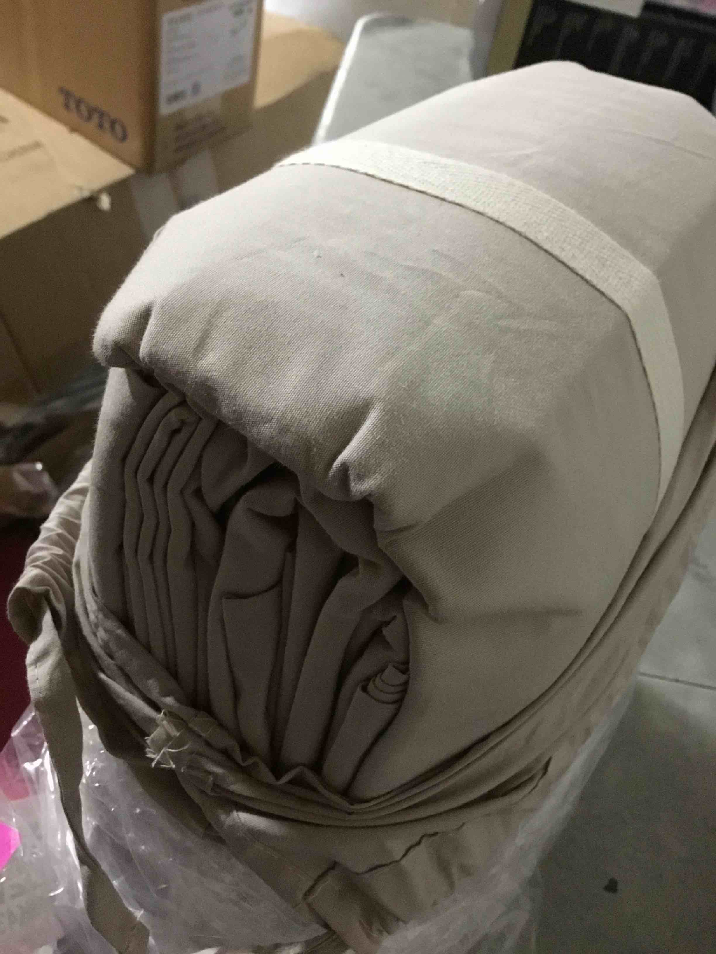 Condition photo showing New/Like New for Classic Organic cotton Sheet Set, Mist, King color beige