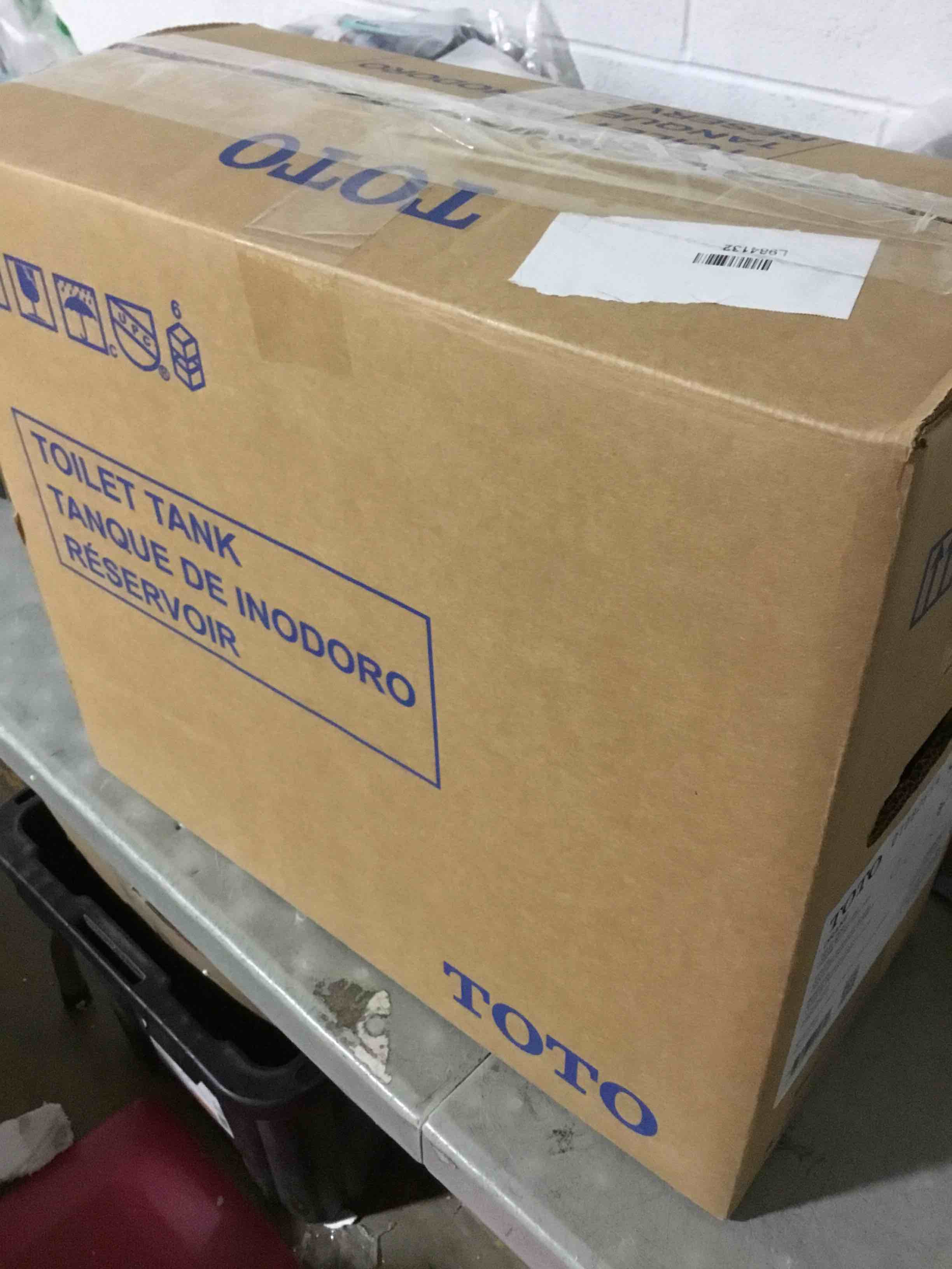 Condition photo showing New/Like New for TOTO Drake 1.6 GPF Toilet Tank with WASHLET+ Auto Flush Compatibility, Cotton White - ST776SA#01