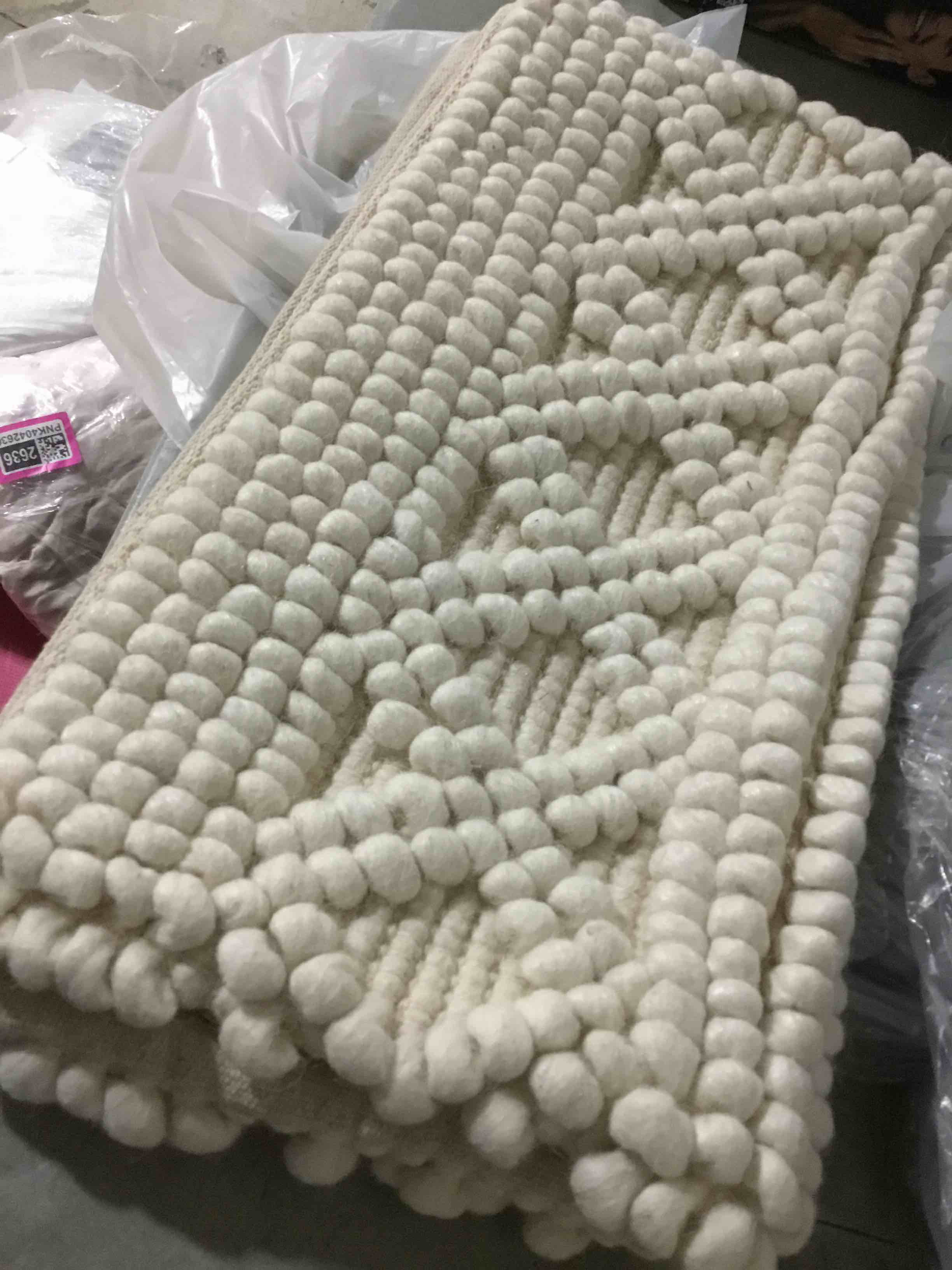 Condition photo showing New/Like New for Kai Wool Pillow Cover - Set of 1, Ivory, 20x20