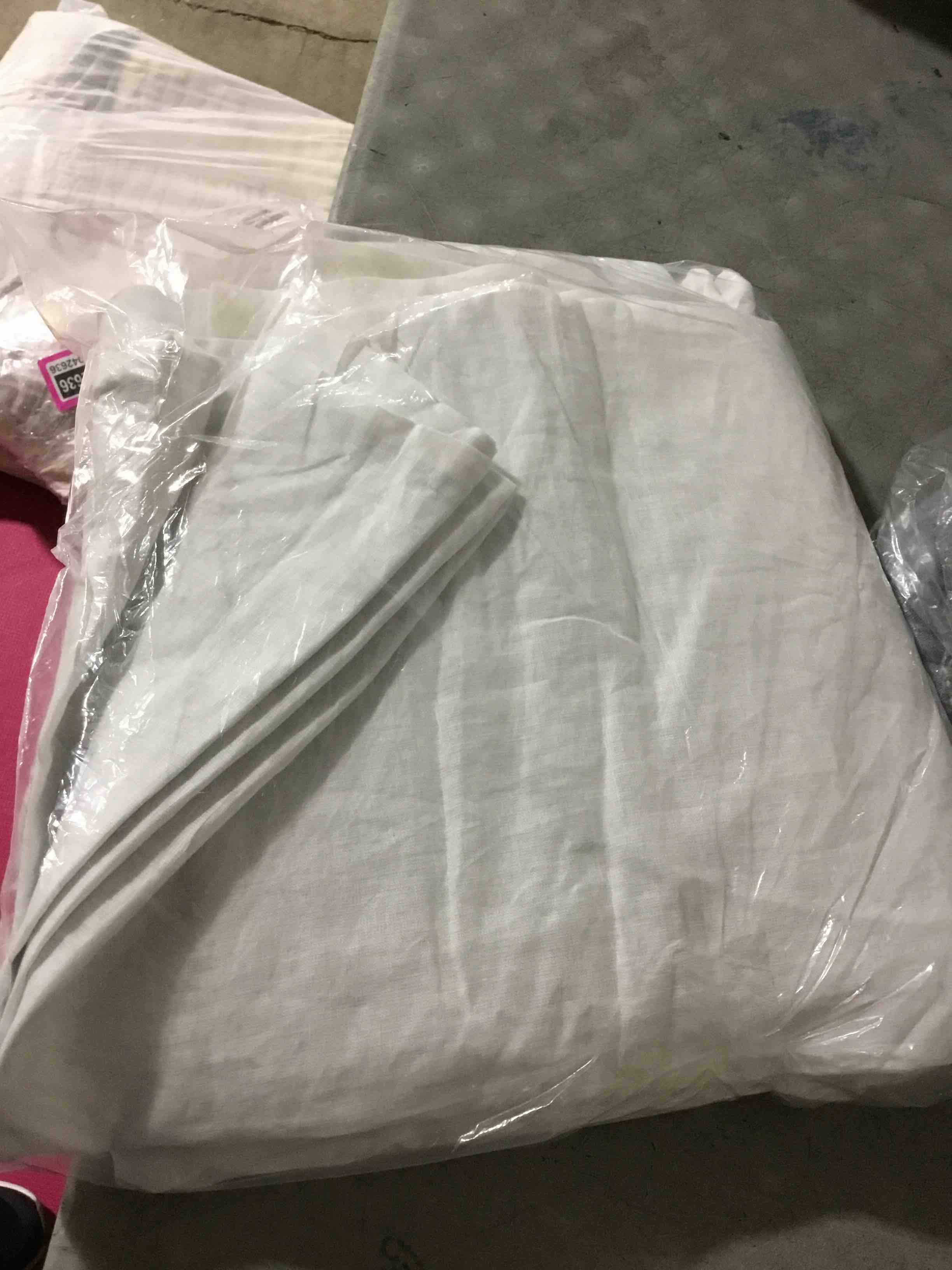 Condition photo showing Good Condition for European Linen True Blackout Curtain, 47x108, White