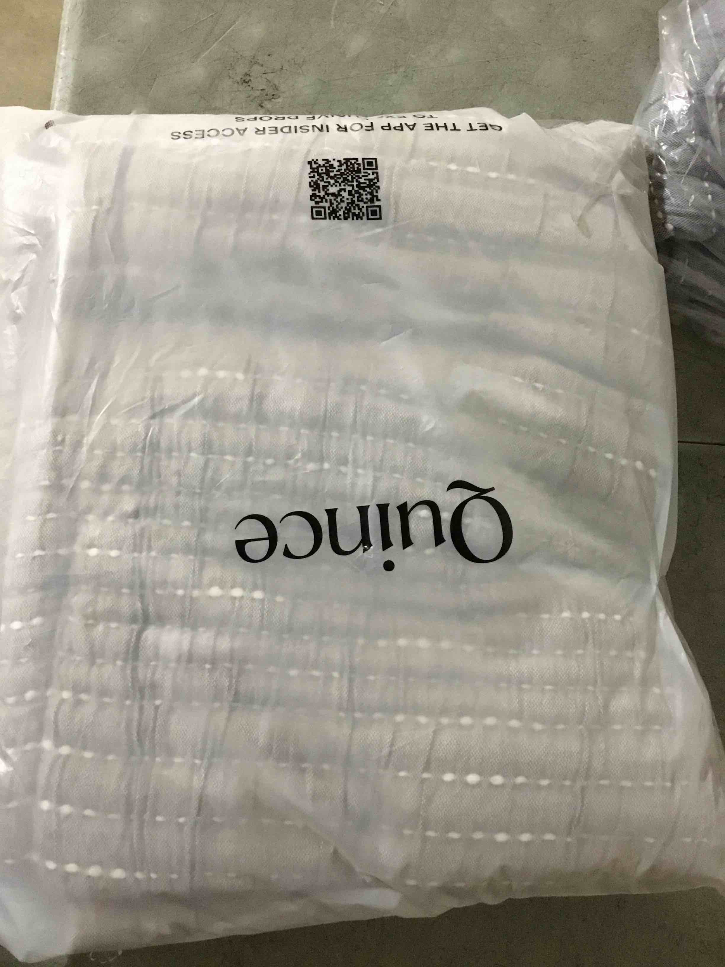 Condition photo showing Good Condition for Organic Cotton Channel Stitch Sham Set, Standard, Taupe 1 pcs 