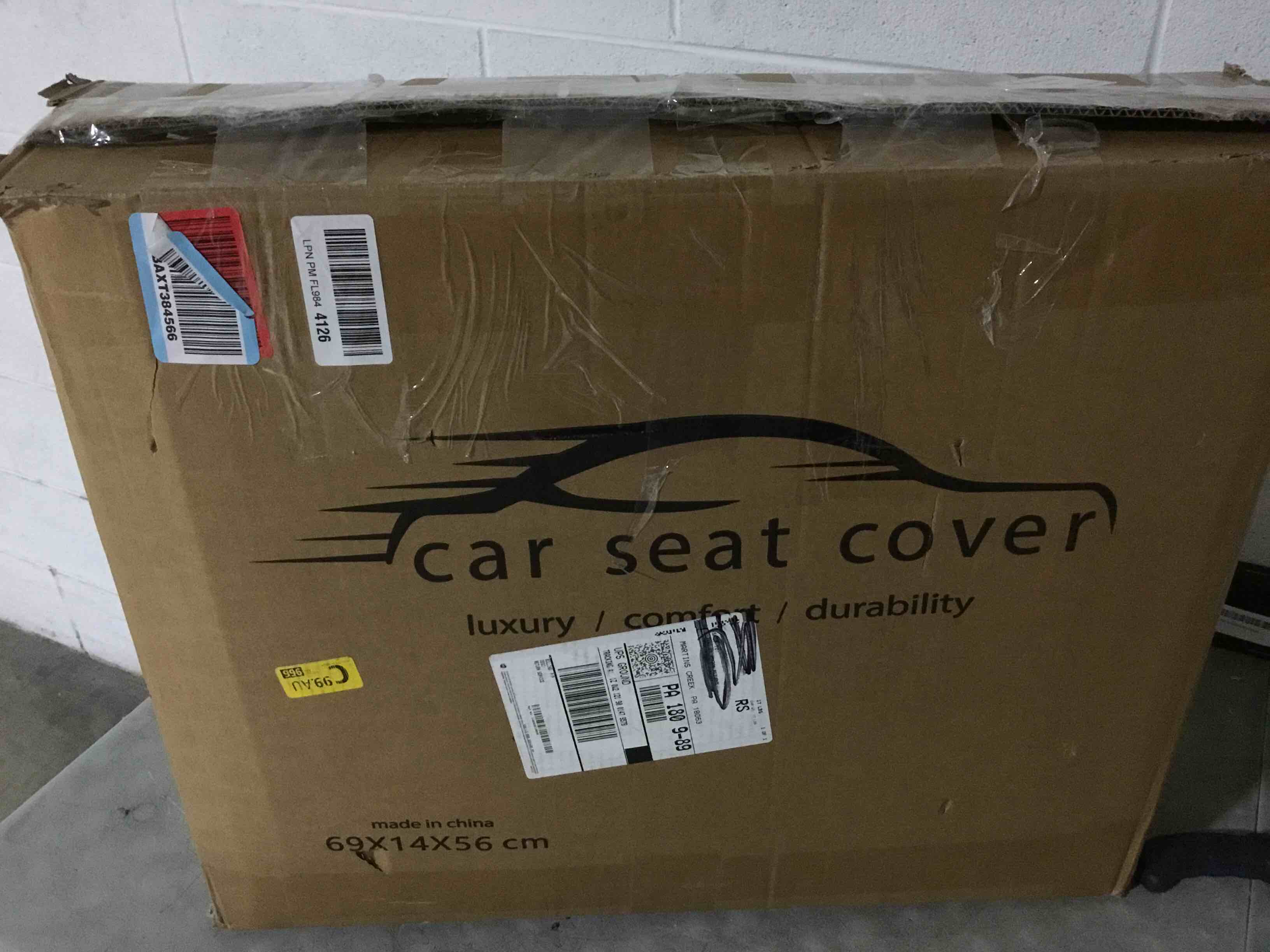 Condition photo showing Good Condition for Leather Car Seat Covers,Car Seat Covers Full Set,Automotive Seat Covers 5 Seats,Fit for Most Cars SUV and Most Sedans Grey