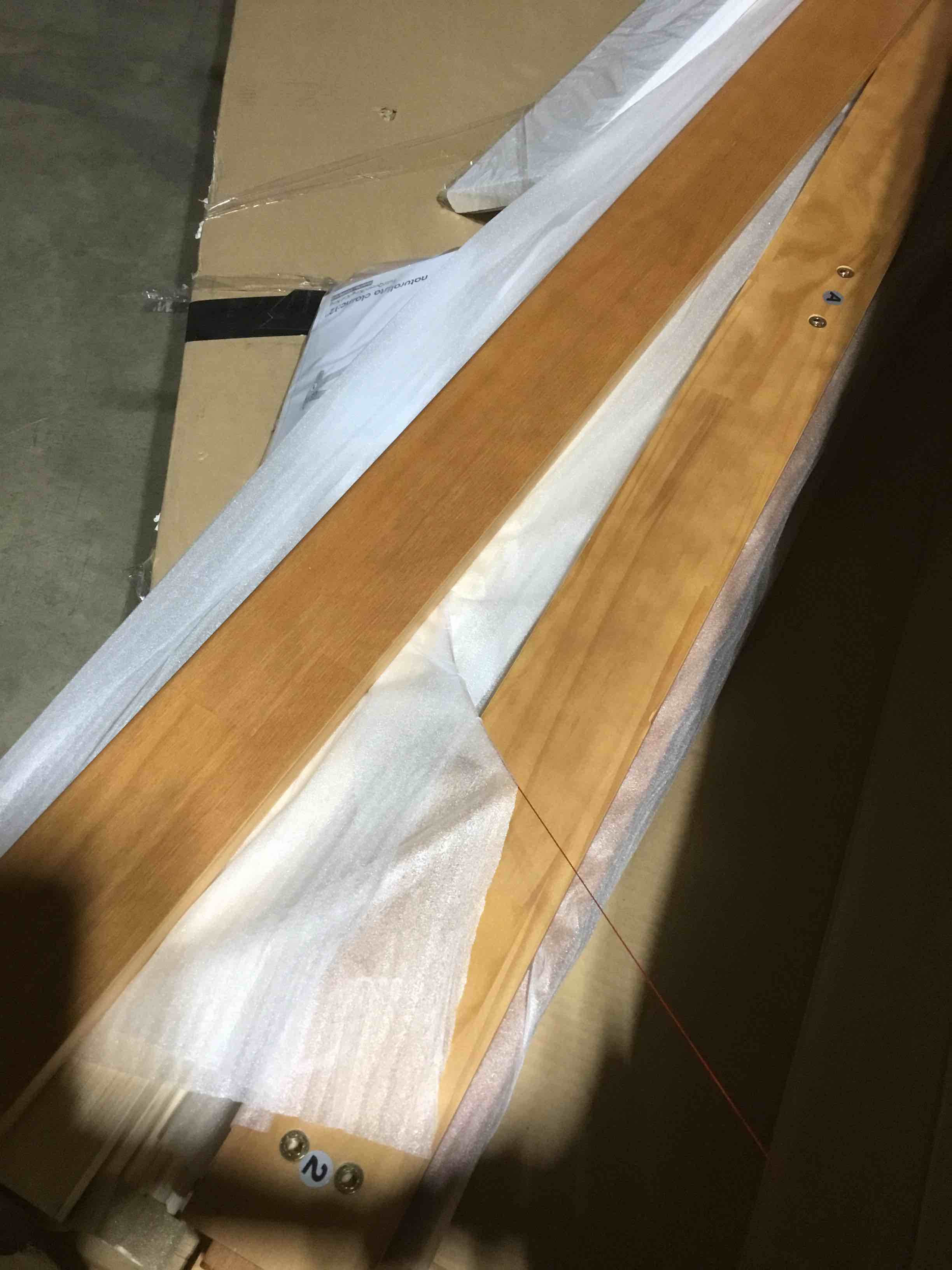 Condition photo showing Good Condition for mellow naturalista classic - 12 inch solid wood platform bed with wooden slats, no box spring needed, easy assembly, queen, pine