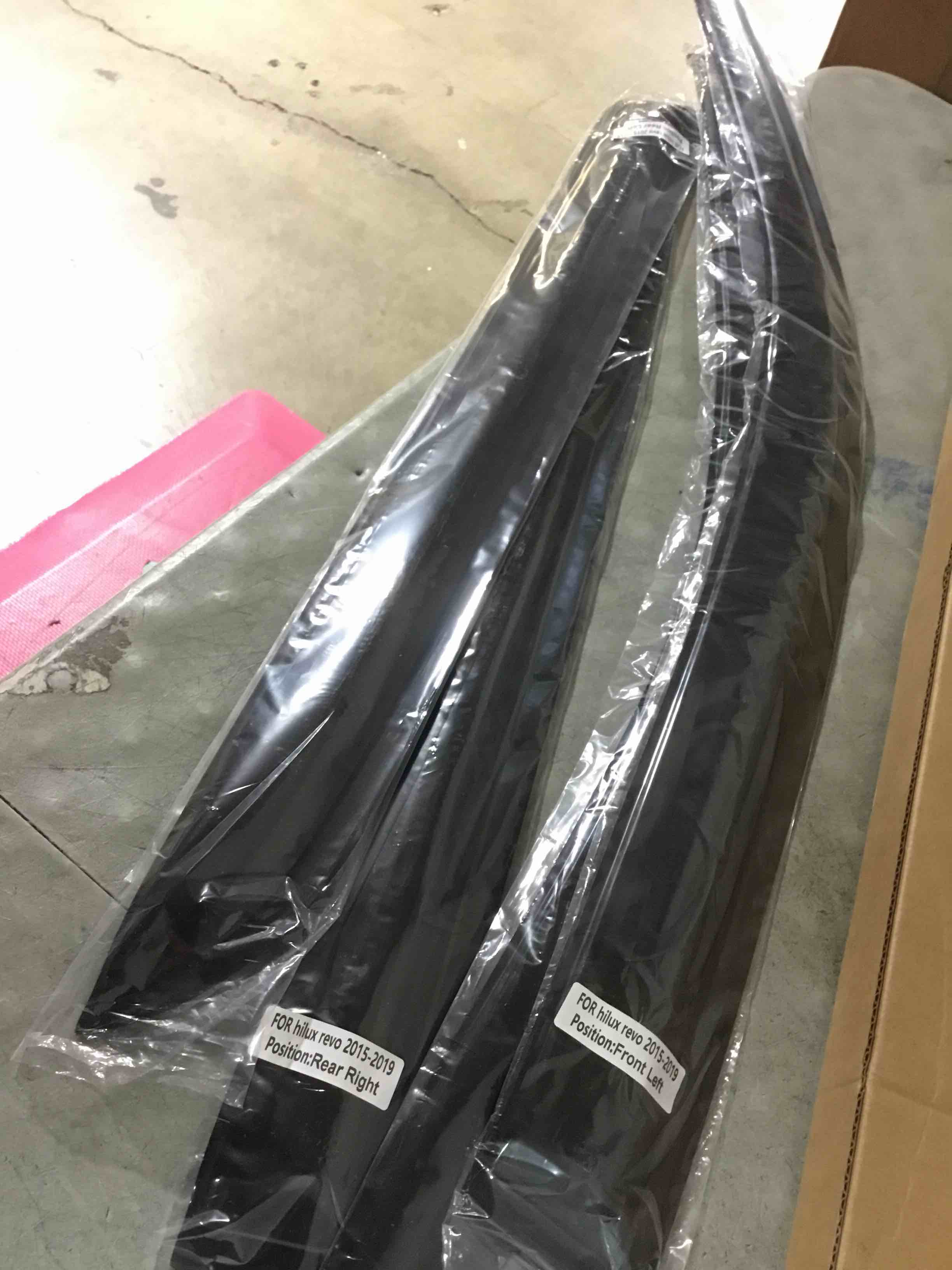 Condition photo showing New/Like New for window visors rain guards for toyota hilux 2015 2016 2017 2018 2019,window visors shield window deflectors sun wind side vent rain guard tape sun rain shades window-4 pcs