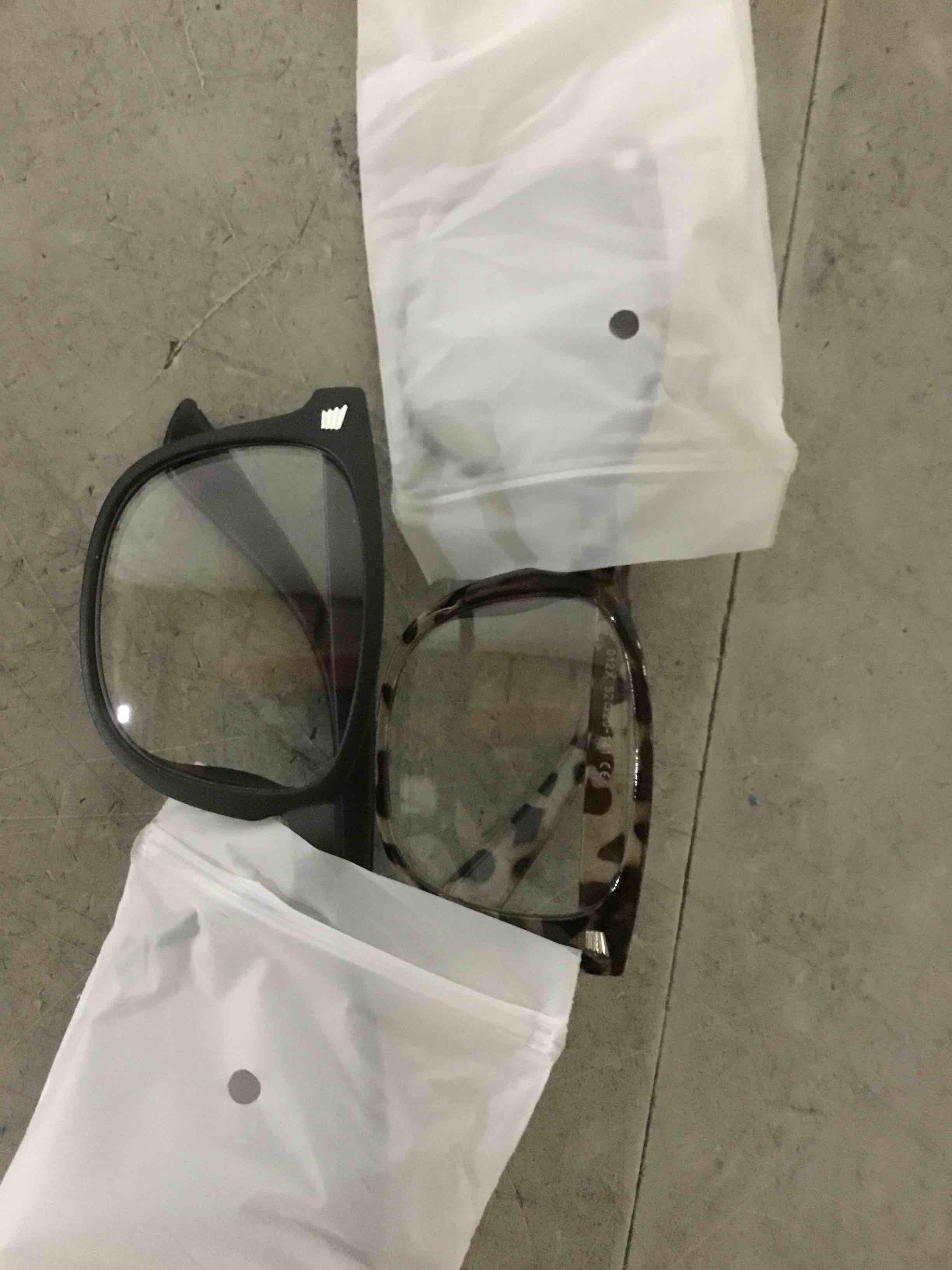 Condition photo showing Good Condition for (similar) amomoma trendy tr90 oversized blue light reading glasses women,stylish square cat eye glasses am6031