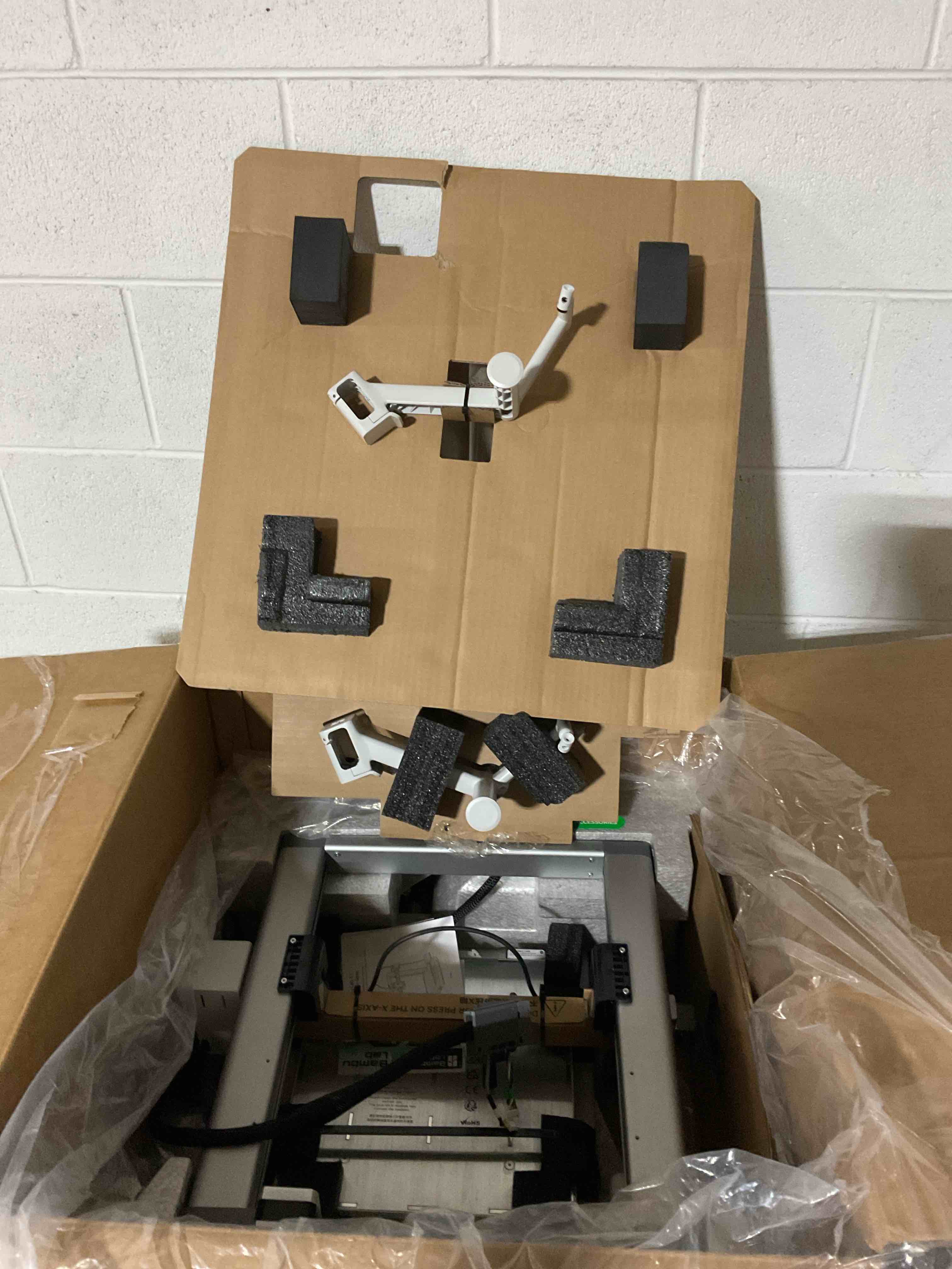 Condition photo showing As Is for bambu lab a1 mini combo, a1 mini 3d printer and ams lite, support multi-color 3d printing, high speed & precision, full-auto calibration & active flow rate compensation, ?48 db quiet fdm 3d printers a1 mini combo(with ams lite)