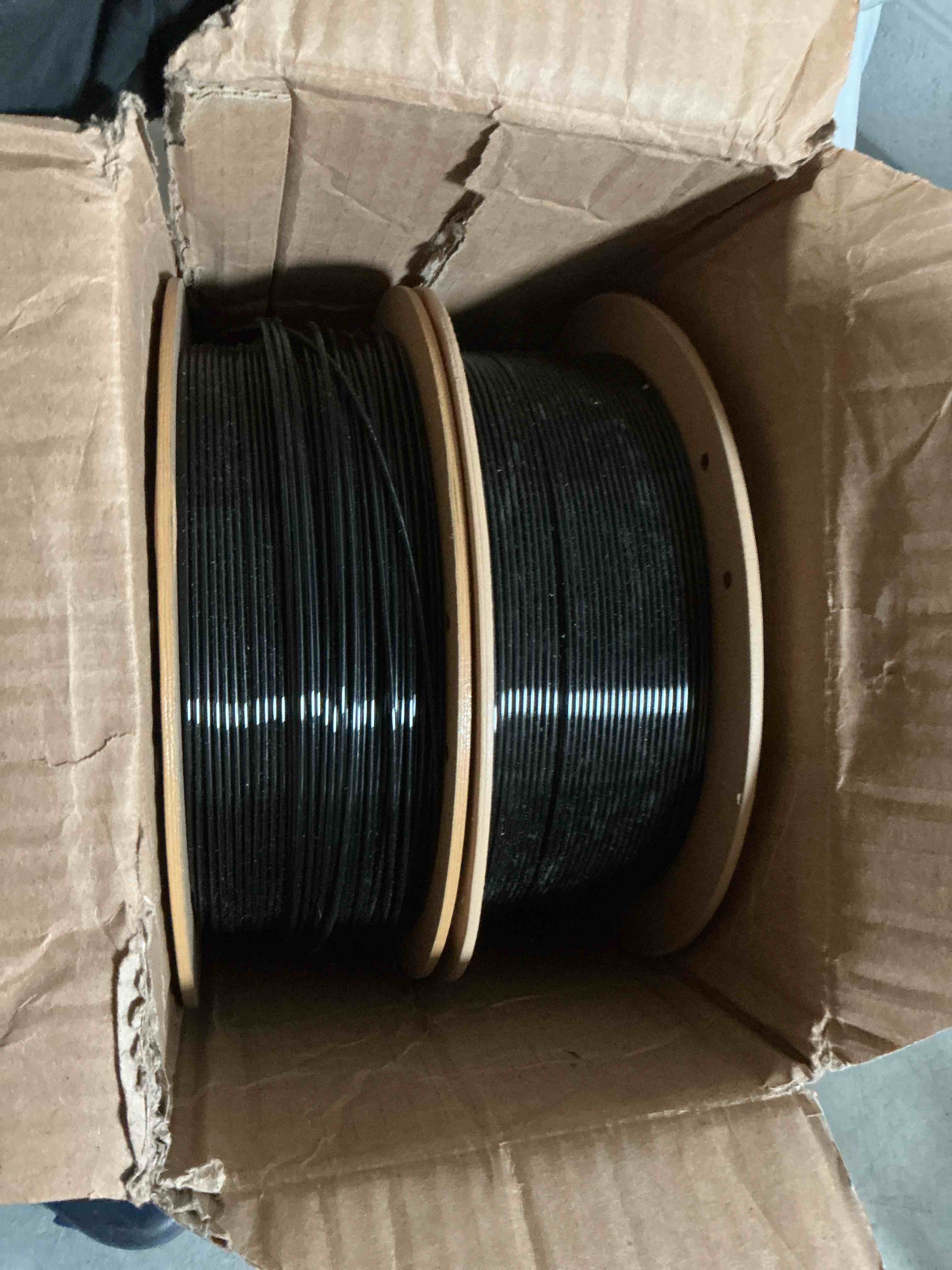 Condition photo showing Good Condition for deeplee petg 3d printer filament 1.75mm 1kg, dimensional accuracy +/- 0.02 mm, high toughness & impact resistance petg filament fits fdm 3d printers, black 2*black