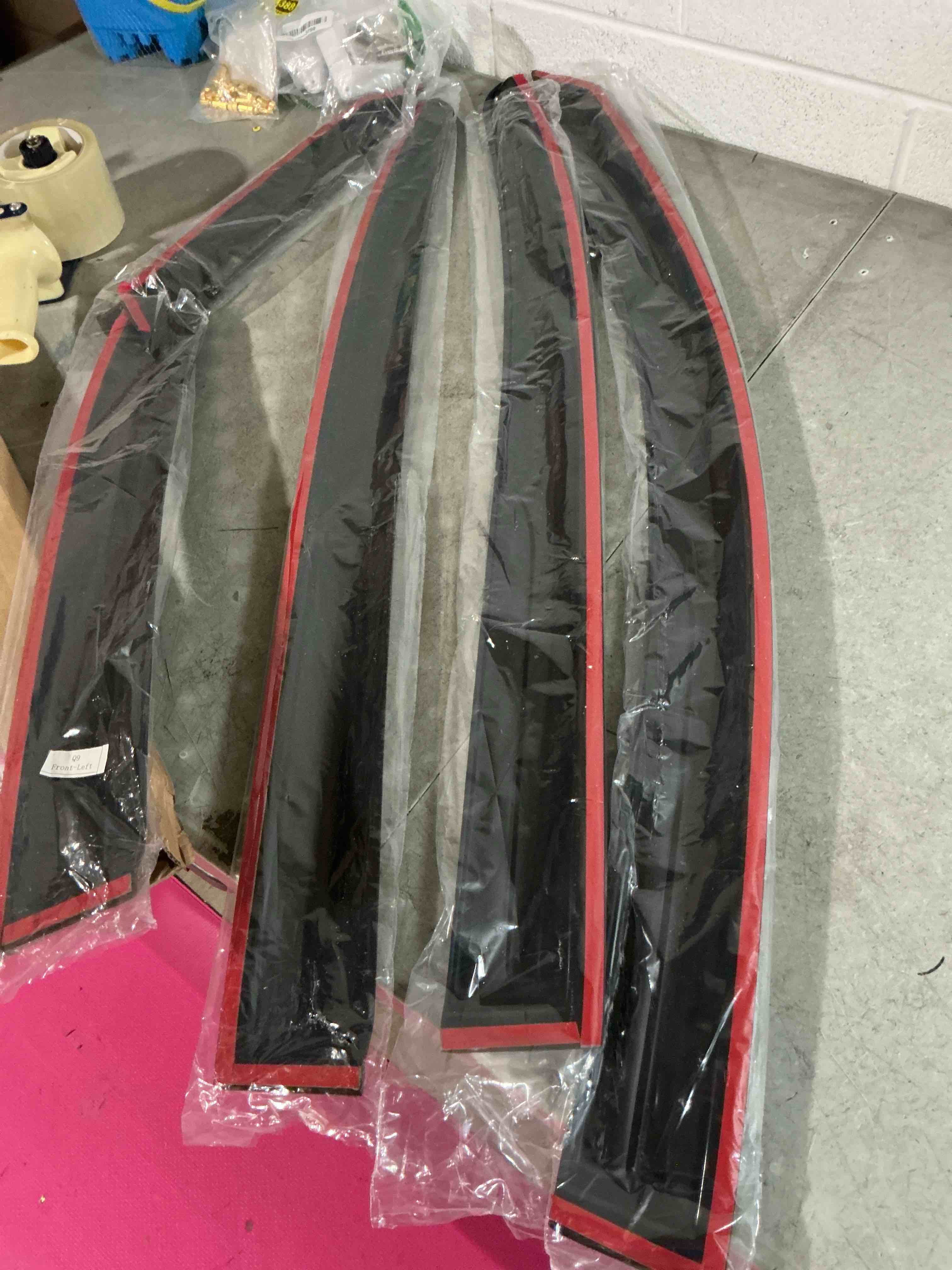 Condition photo showing As Is for window visors rain guards for honda accord 2013 2014 2015 2016 2017 accessories, wind deflectors vent shades for honda accord q9-honda-accord-13/17