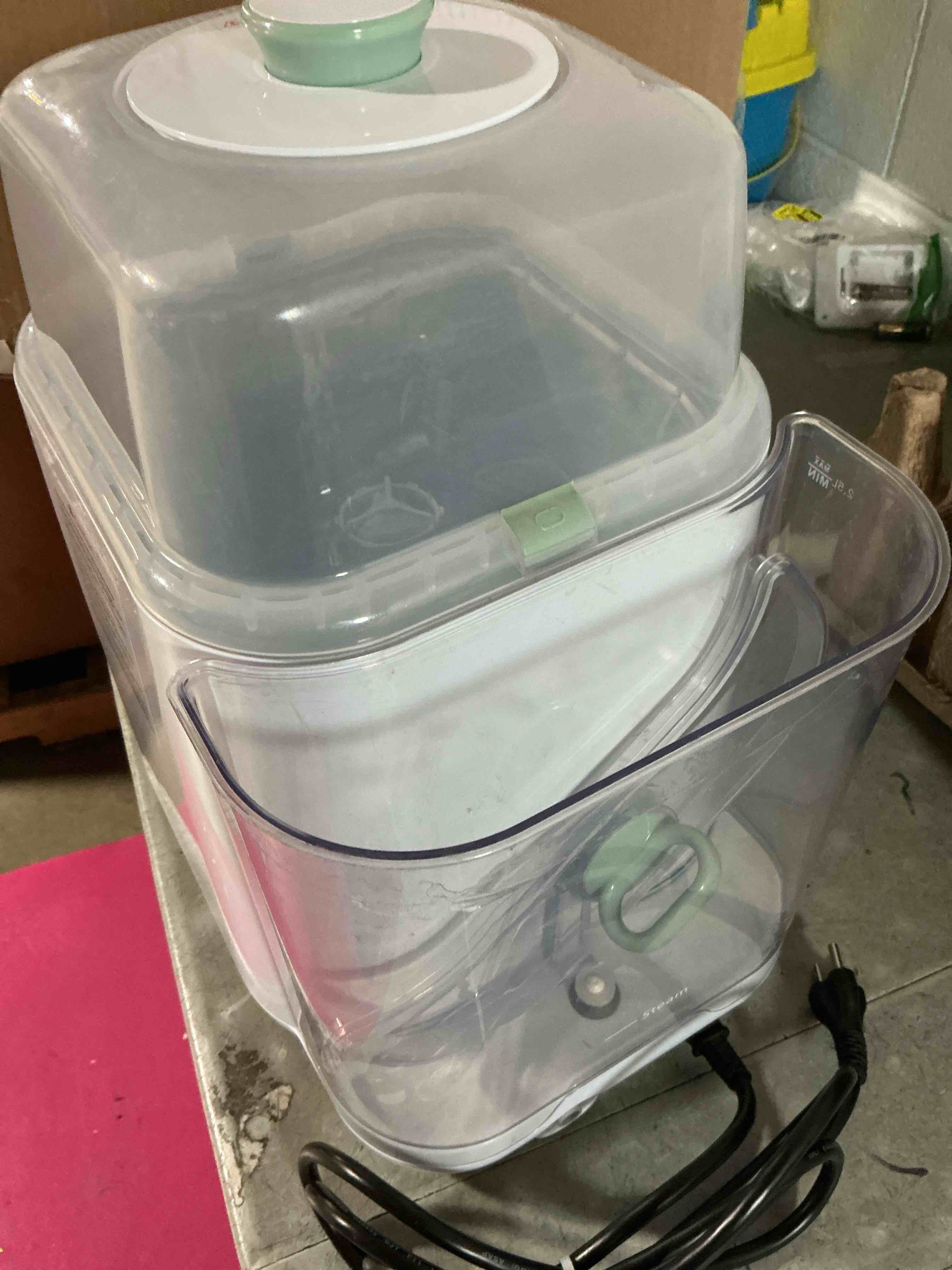 Condition photo showing As Is for momcozy kleanpal pro baby bottle washer, sterilizer & dryer - all-in-one cleaning machine for bottles, pump parts & baby essentials - time-saving & effortless care