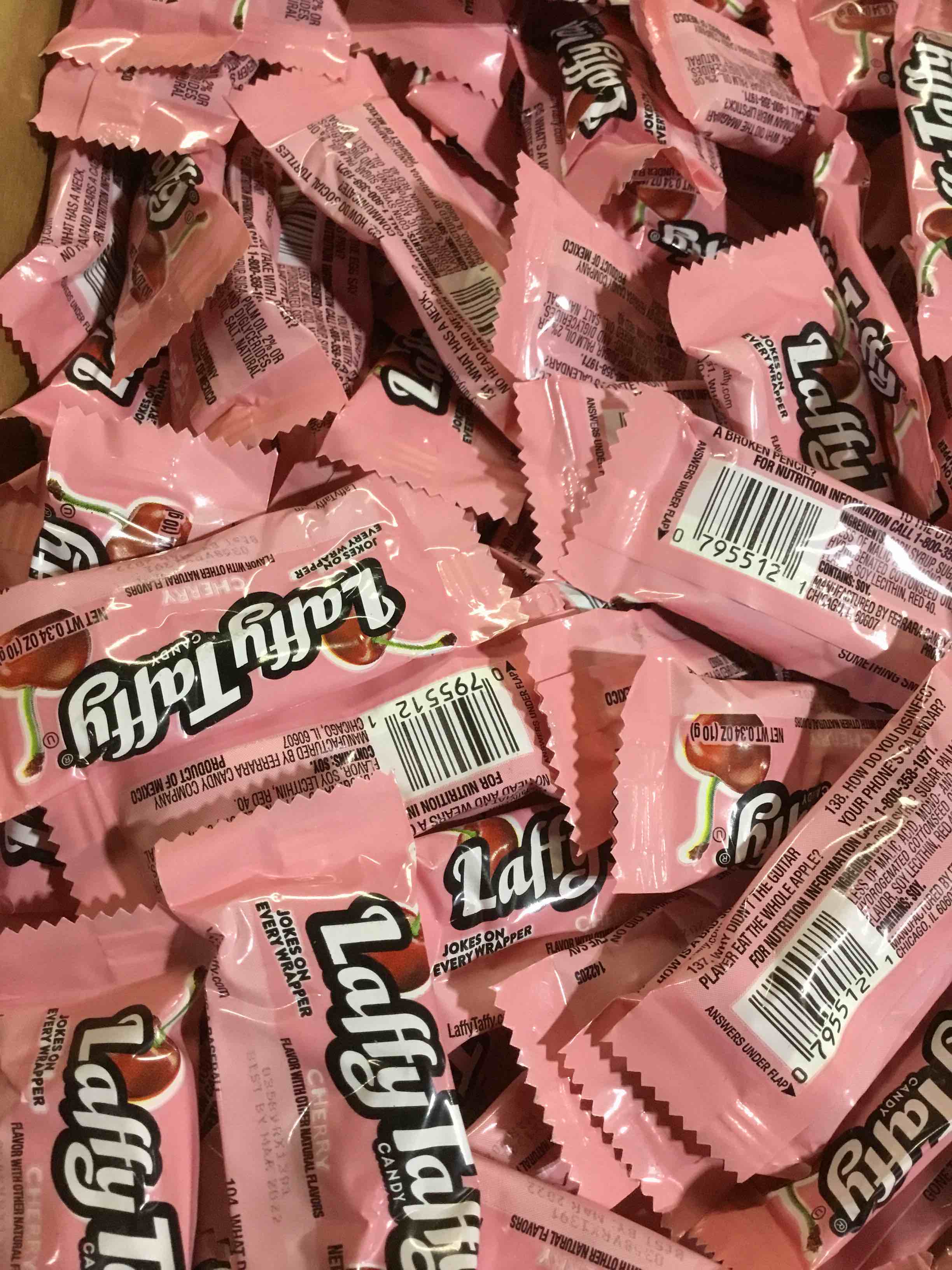 Cherry Laffy taffy Best by apr22