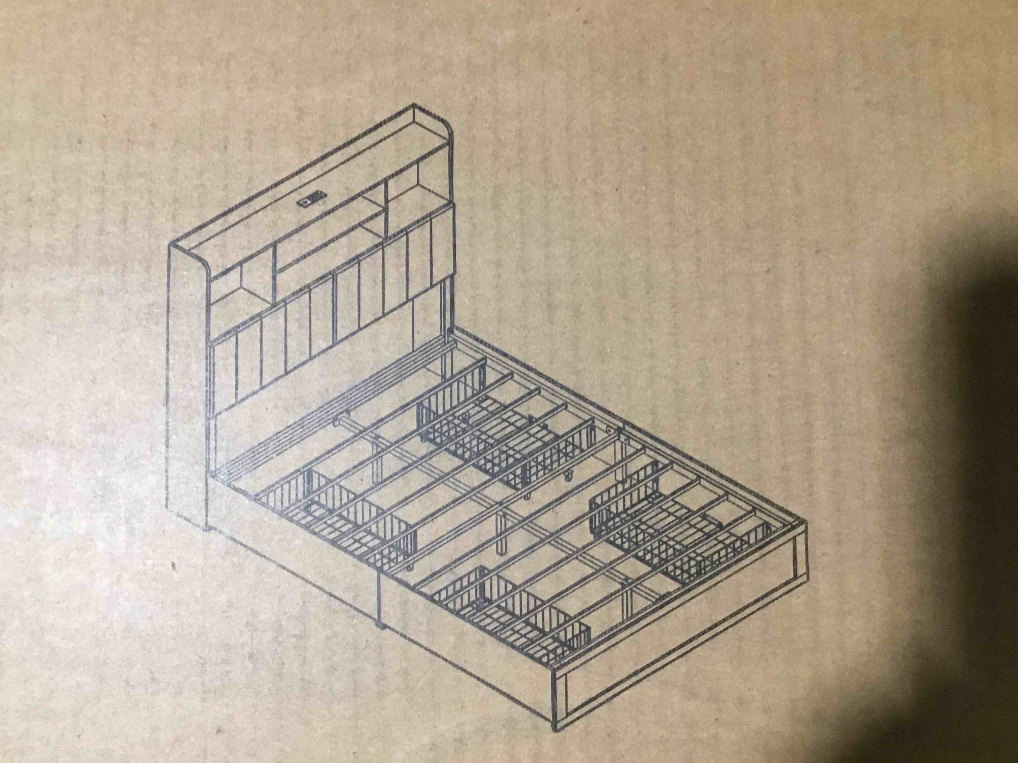(INCOMPLETE) Queen Bed Fram 