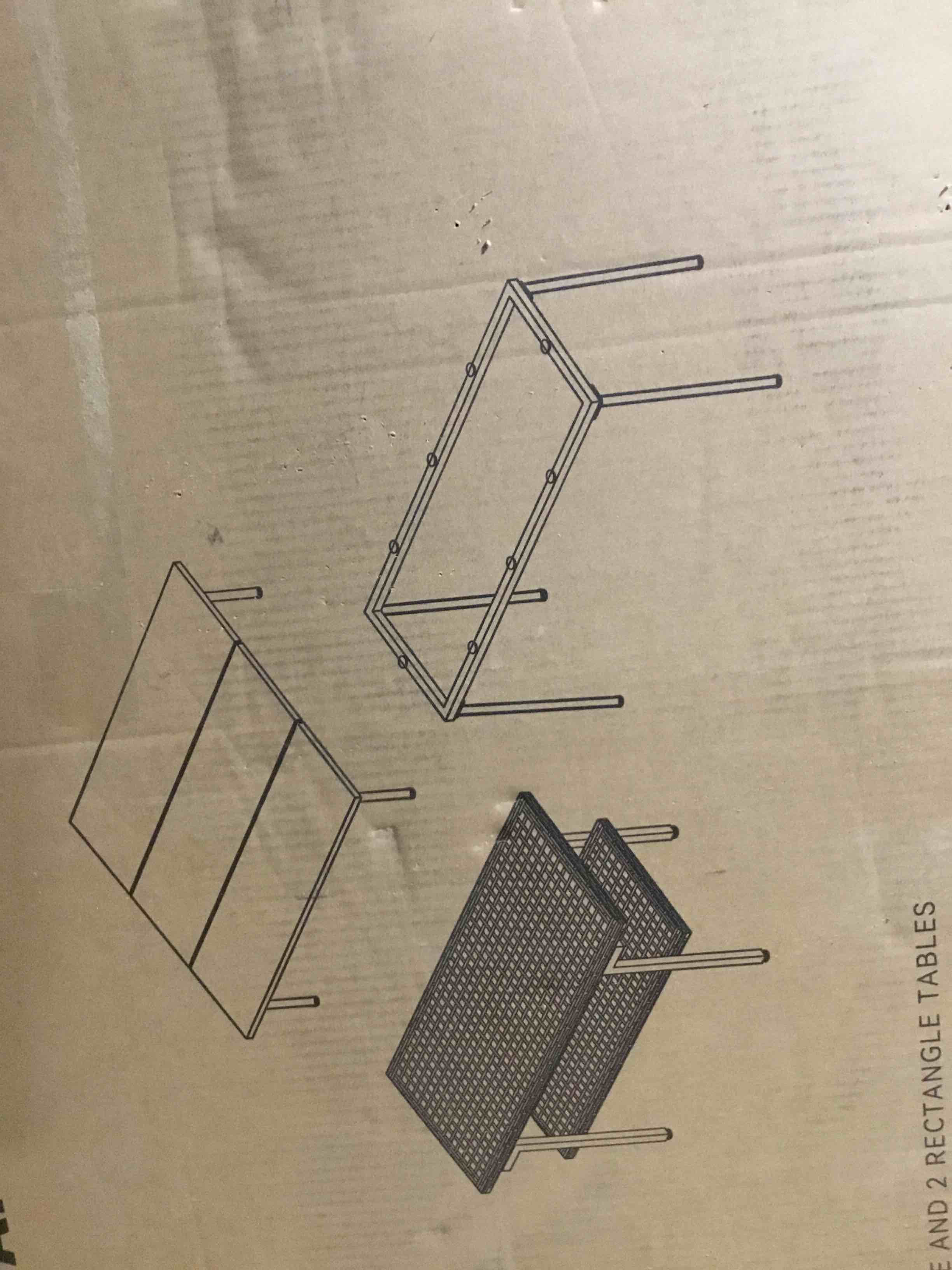 bottom table and 2 rectangle tables FTSS101-10pc-BG3-4