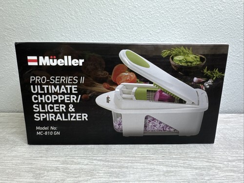 Mueller Pro Series II Ultimate Chopper/Slicer & Spiralizer Model MC-810GN - NEW!