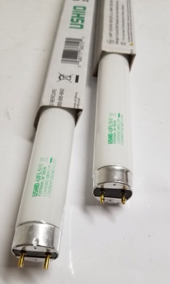 (4 pcs) USHIO UFL-F25T8/841 25-Watt 3500K T8 36" Fluorescent Linear Tube Light Bulbs