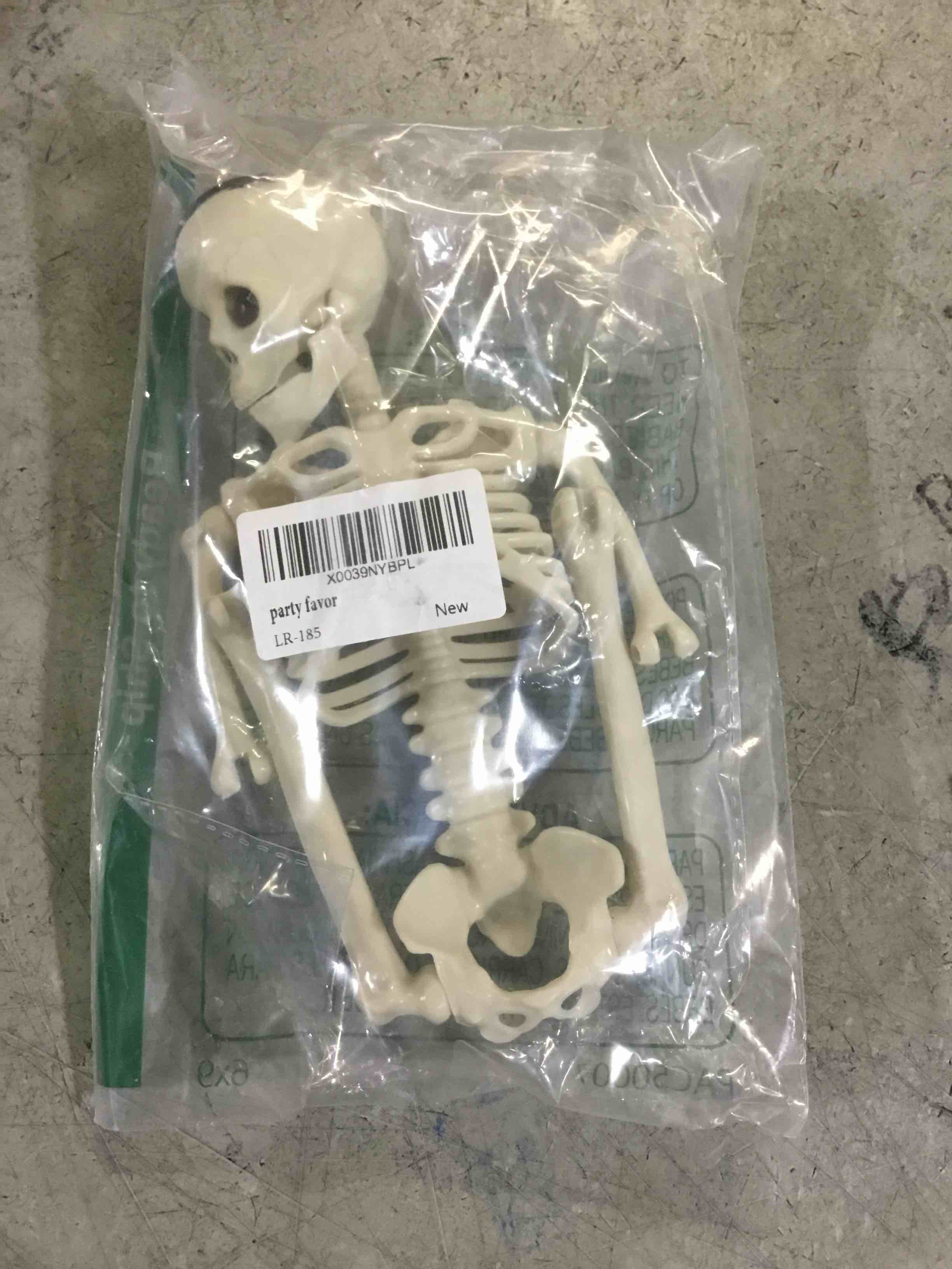 Condition photo showing As Is for (INCOMPLETE)1 pack Halloween Skeleton 16Inch Full Body Skeleton with Movable Posable Joints