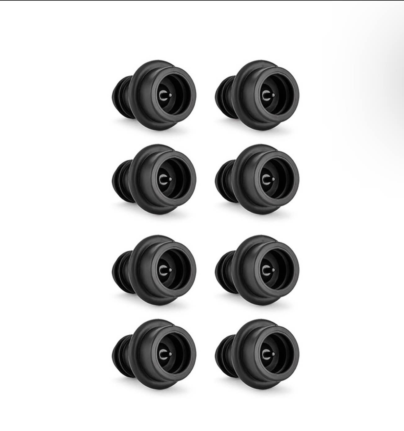 8 PCS Wine Vacuum Stoppers, Keep Wine Fresh for up to 7 Days - 8 Vacuum Stoppers, Wine Pump and Wine Vacuum Stopper, Reusable for Wine Saver, Wine Stoppers for Wine Bottles?Not Include Pump?