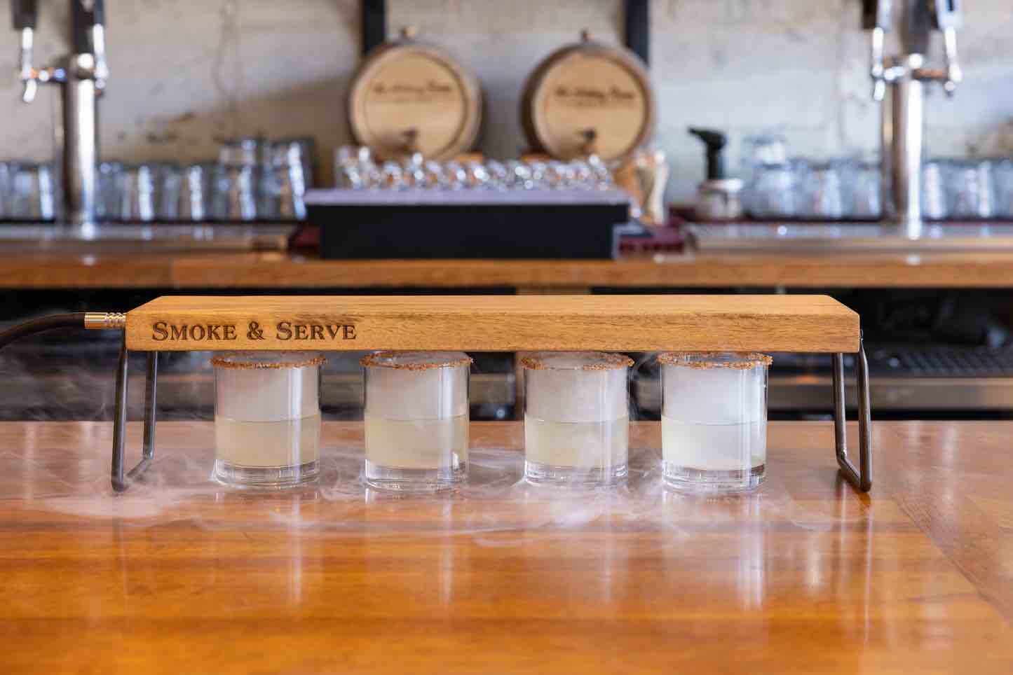 Smoke & Serve Cocktail Smoking  1-4 glasses cocktails (only case )