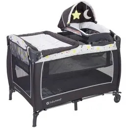 (SIMILAR) Baby Trend Lil' Snooze™ Deluxe II Nursery Center® - Corral de juegos, diseño Funfetti
