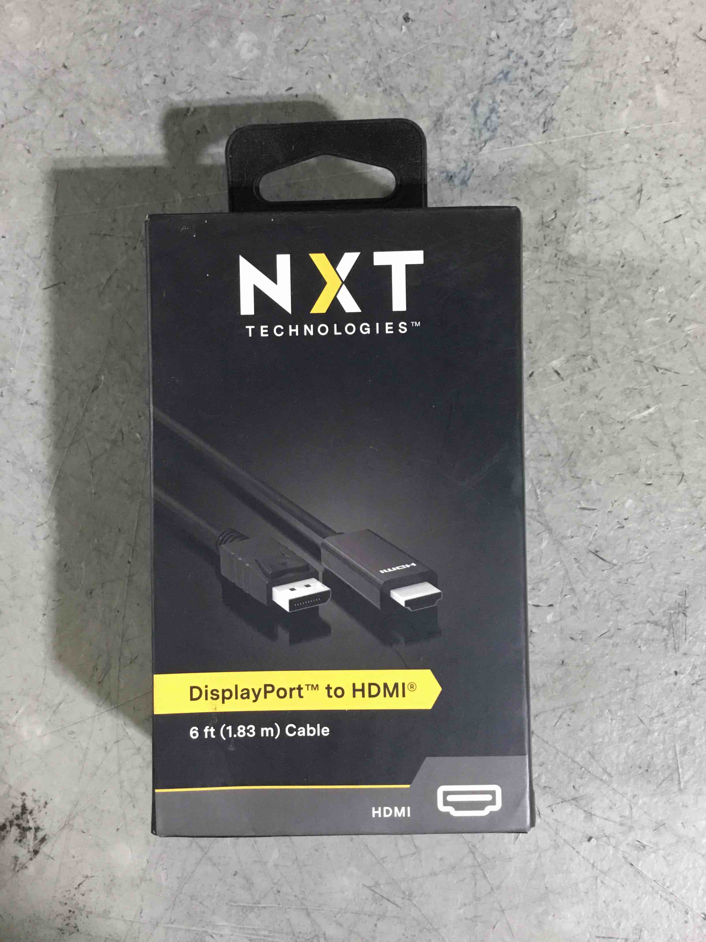 Condition photo showing Good Condition for NXT Technologies NX51760 6ft DisplayPort to HDMI Audio Video Cable model NX51760
