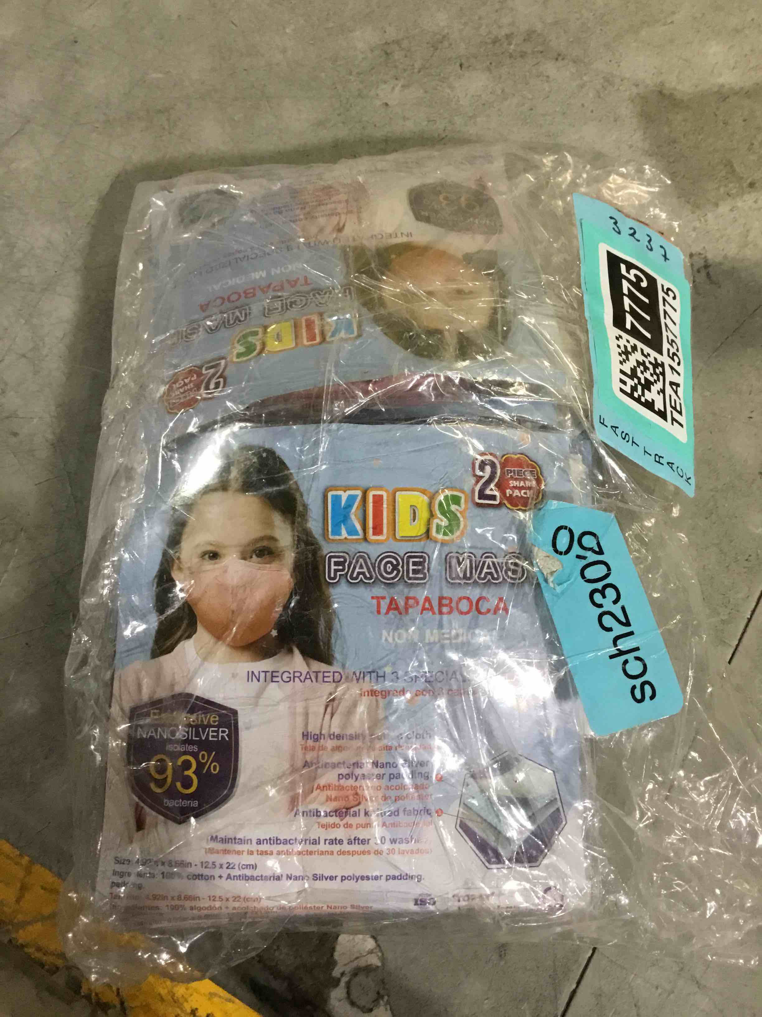 Condition photo showing Brand New for Kids Face Mask Anti Bacterial, 2 masks per 12 pack, 24 masks Pink