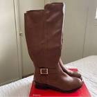 Condition photo showing New/Like New for Arizona Women's Dino Cognac Ridings Boots Size 6 1/2