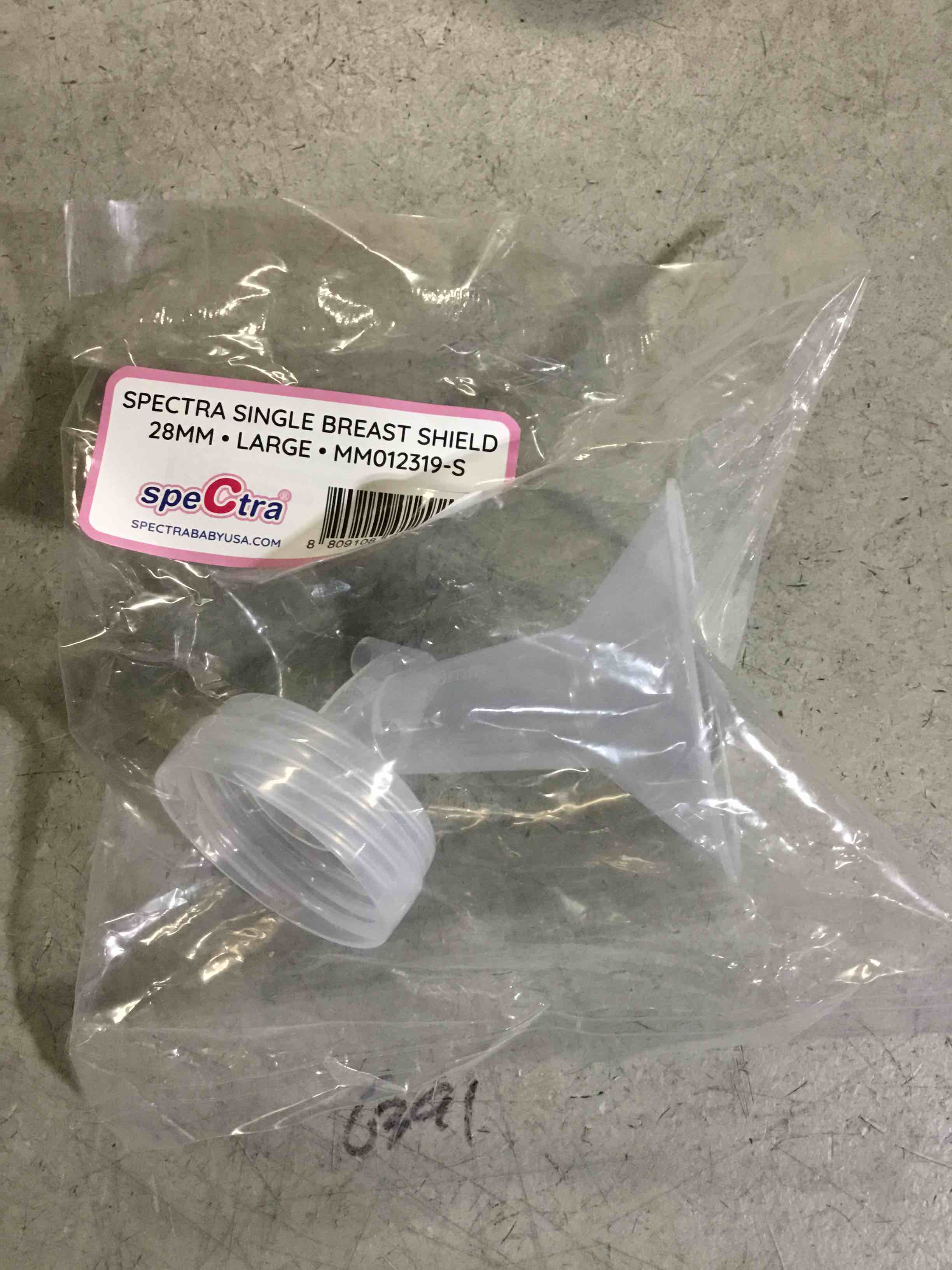 Condition photo showing New/Like New for This is a funnel shaped accessory, which come in contact with breat to express milk. 