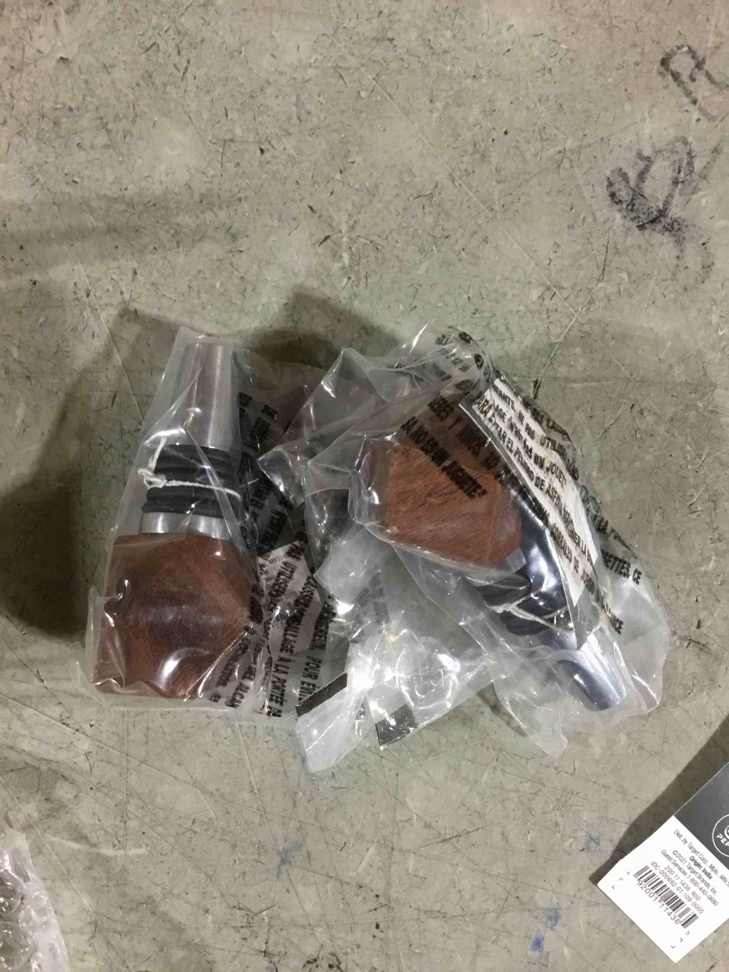 Condition photo showing New/Like New for Bottle Stopper Aluminum/Wood - Threshold™ pack of 1