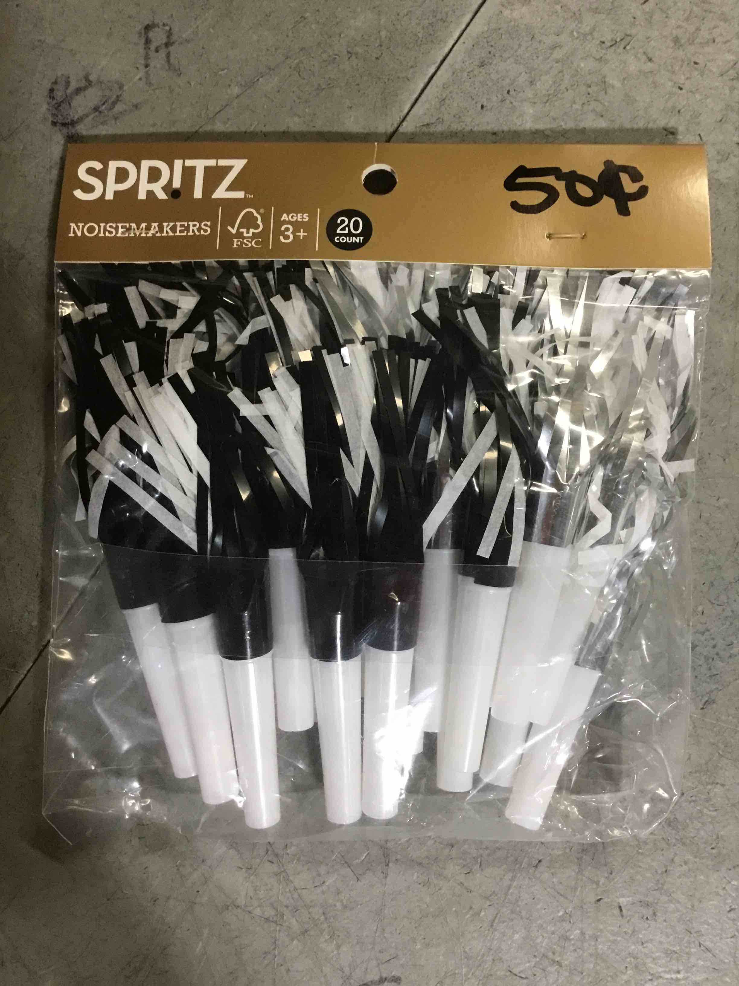 Condition photo showing item condition for 20ct NYE Noisemaker Party Favors - Spritz