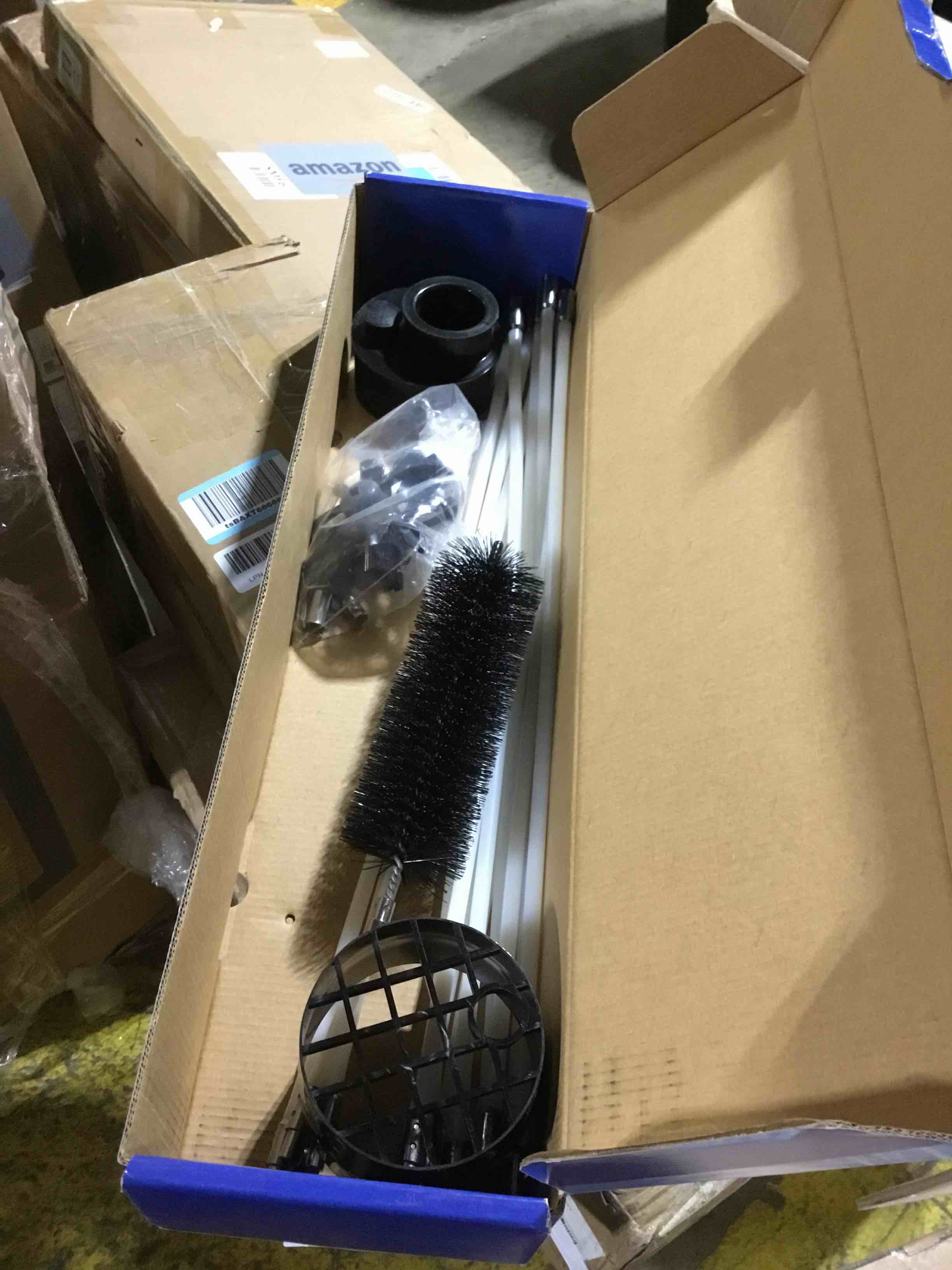 Condition photo showing As Is for 50 Feet Dryer Vent Cleaning Kit for Drill Lint Removes Dryer Vent Cleaning System Dryer Vent Cleaner Kit Vacuum Attachment Dryer Vent Nozzle Hose Attachment Dryer Lint Brush Vent Trap Cleaner